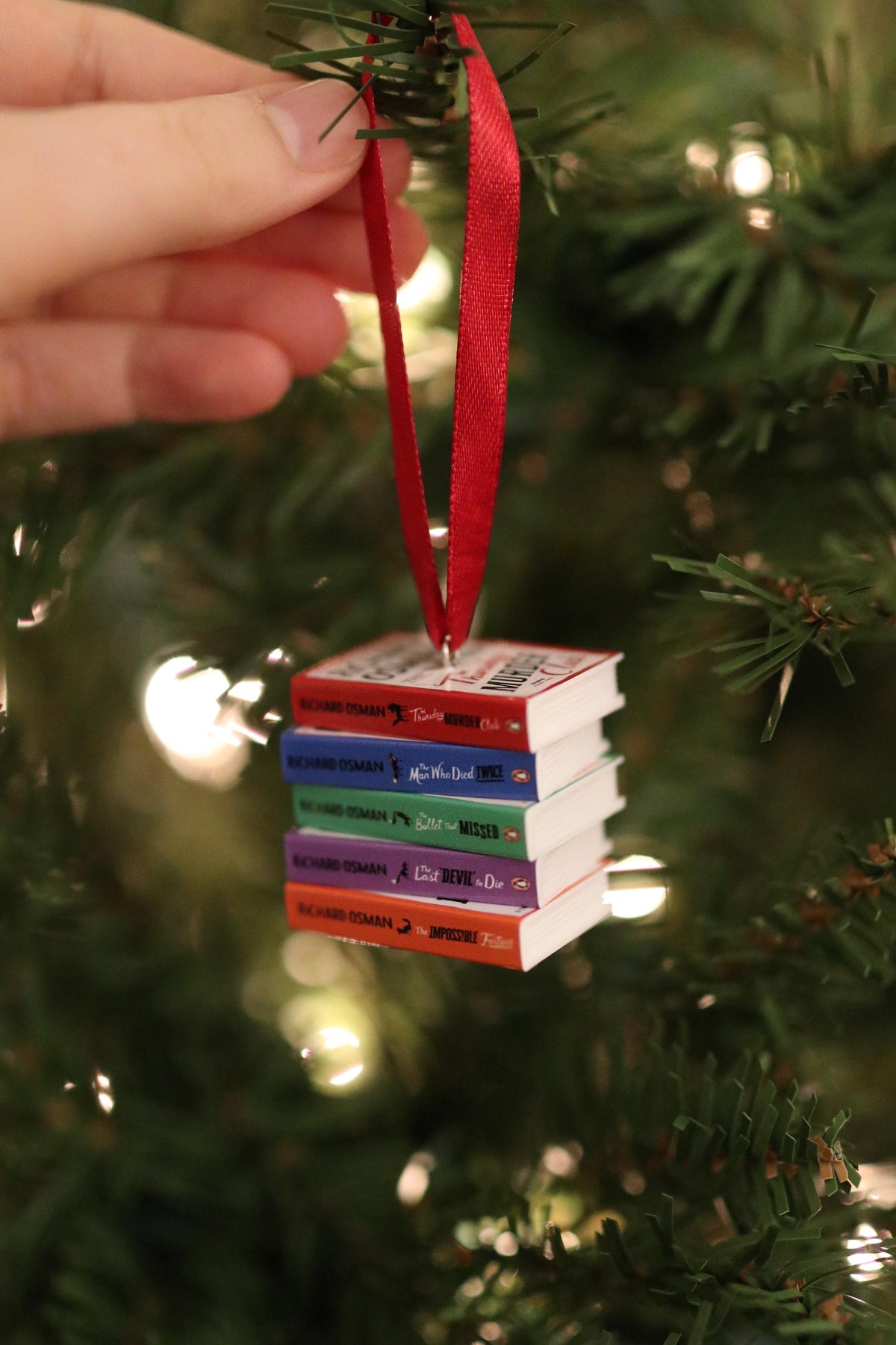 The Thursday Murder Club Mini Book Ornament