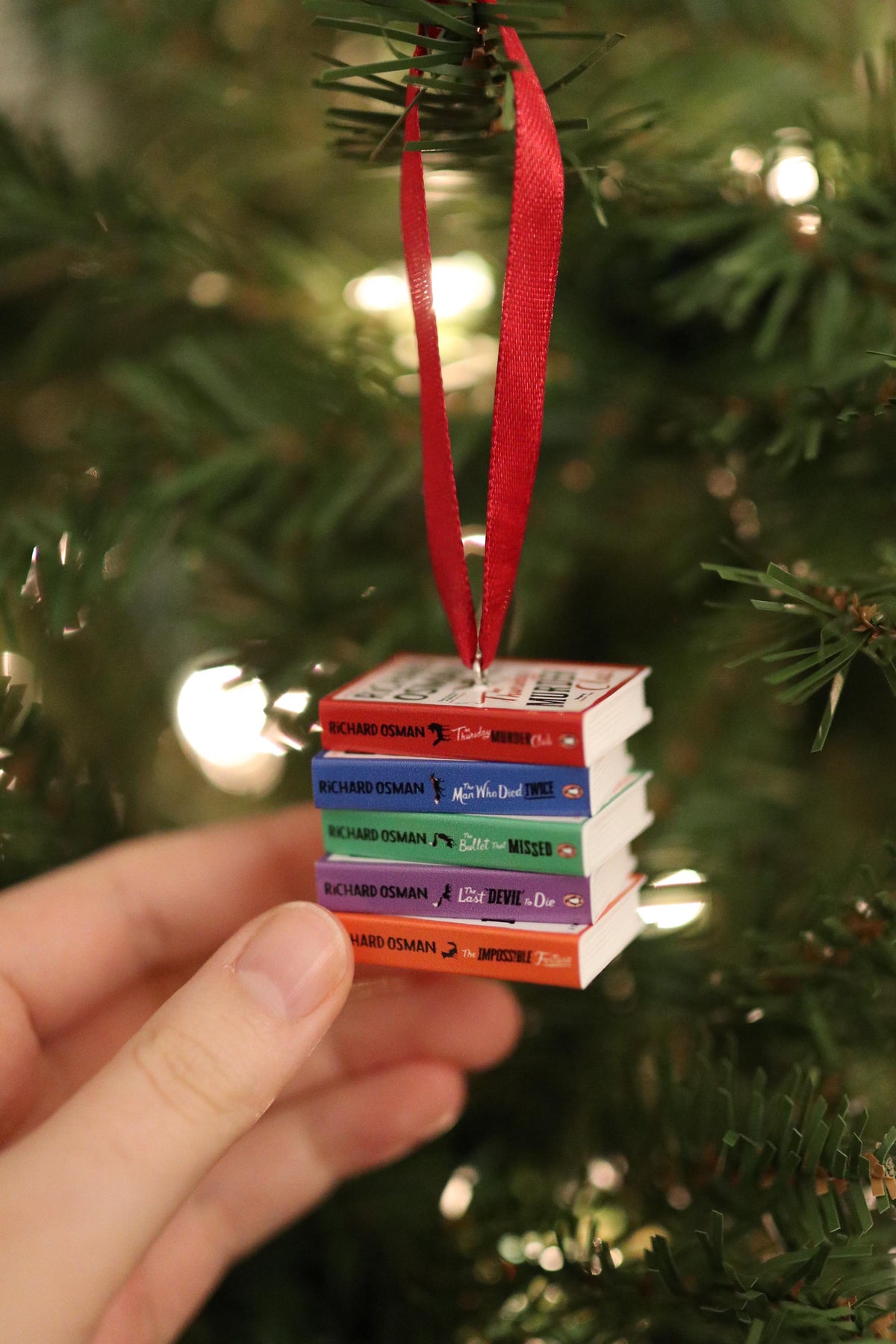 The Thursday Murder Club Mini Book Ornament