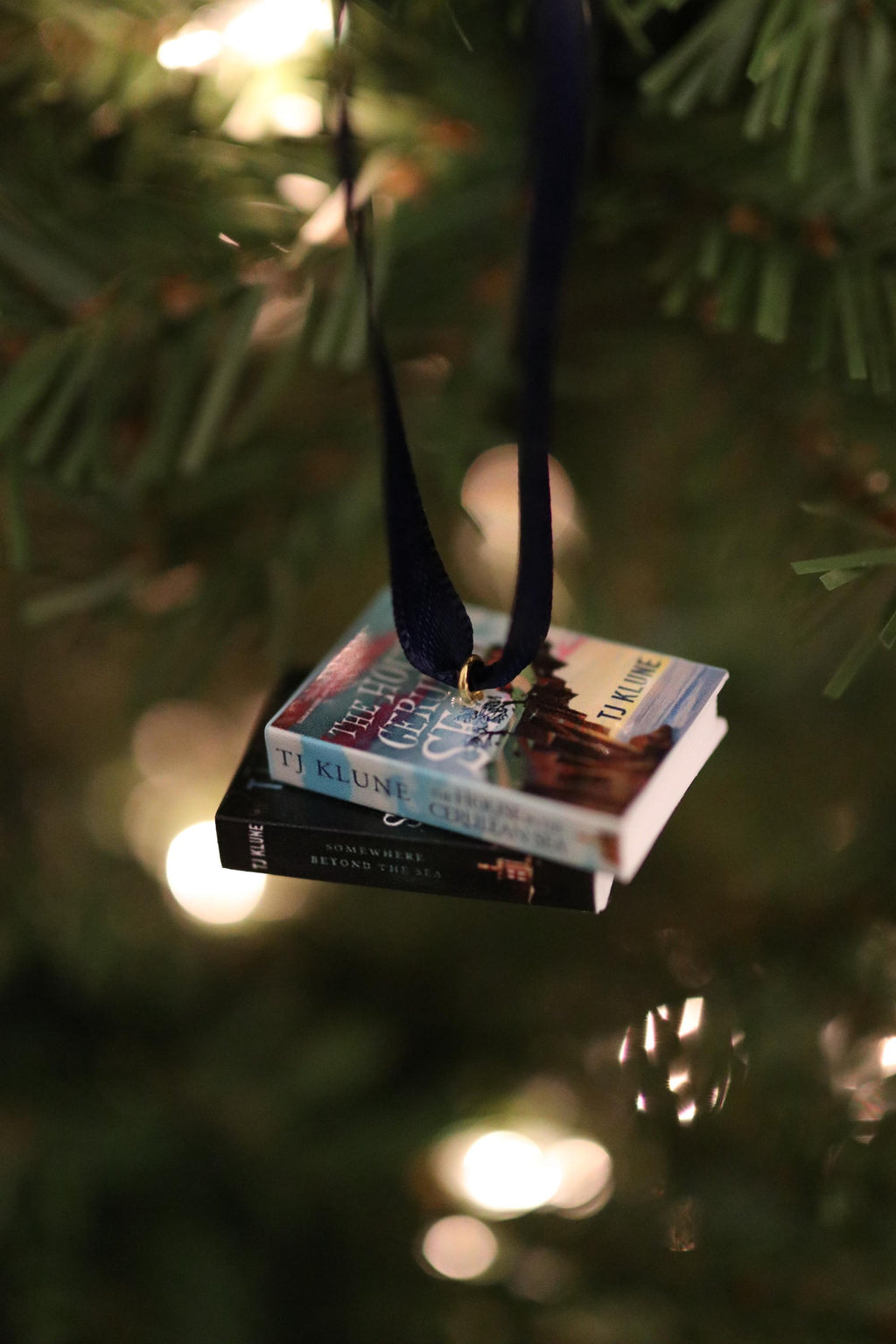 The House in the Cerulean Sea Mini Book Ornament