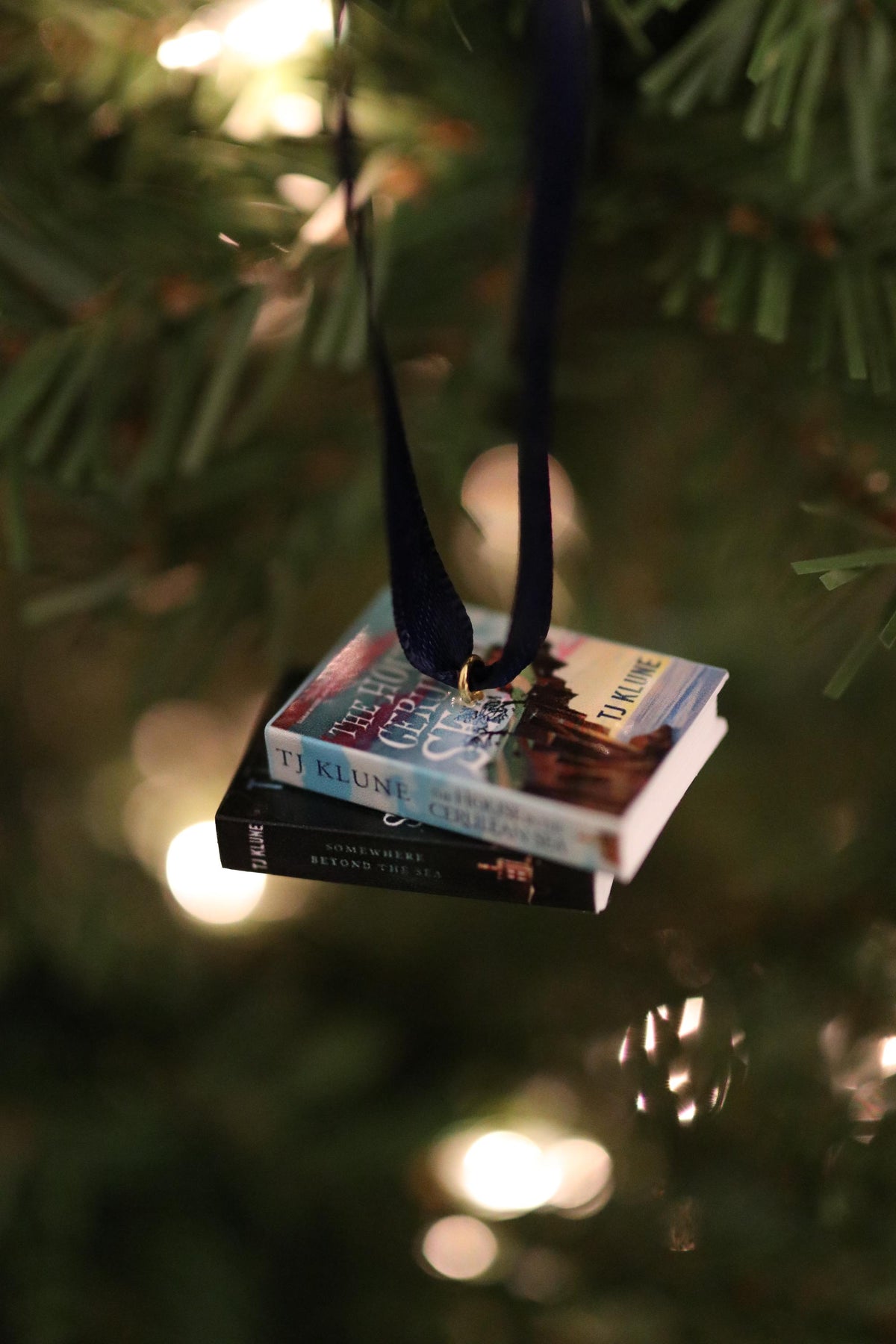 The House in the Cerulean Sea Mini Book Ornament