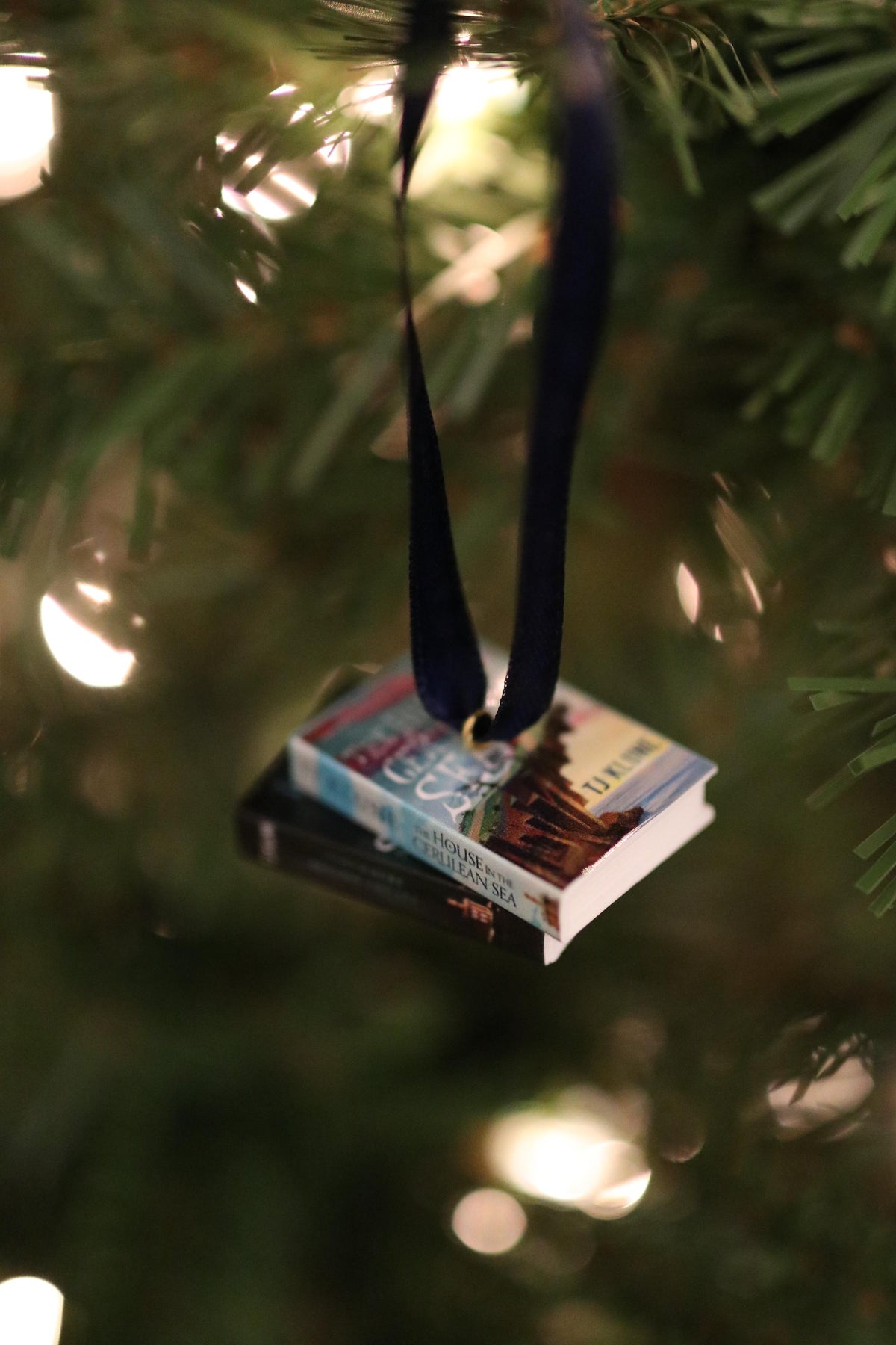 The House in the Cerulean Sea Mini Book Ornament