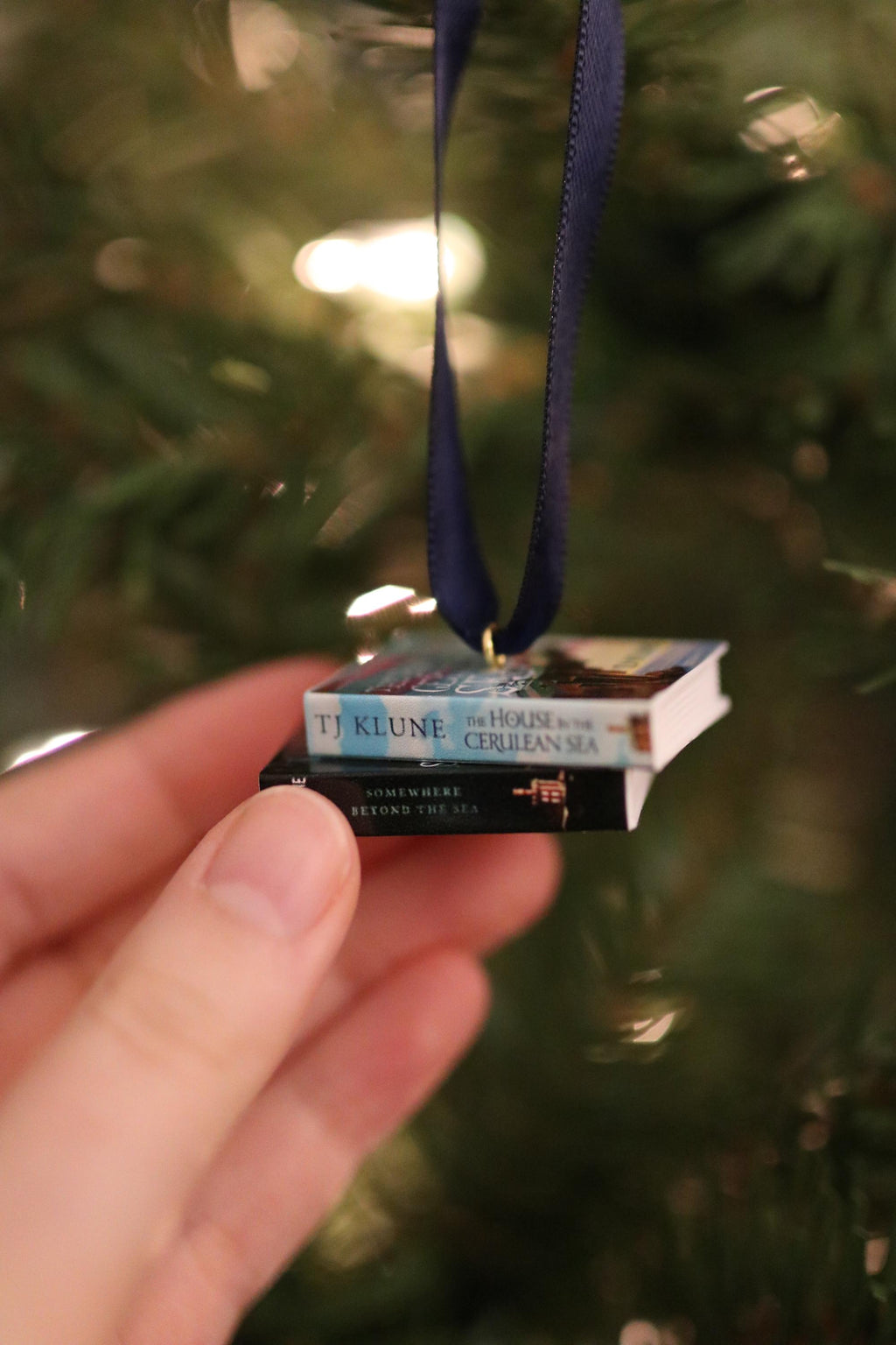 The House in the Cerulean Sea Mini Book Ornament