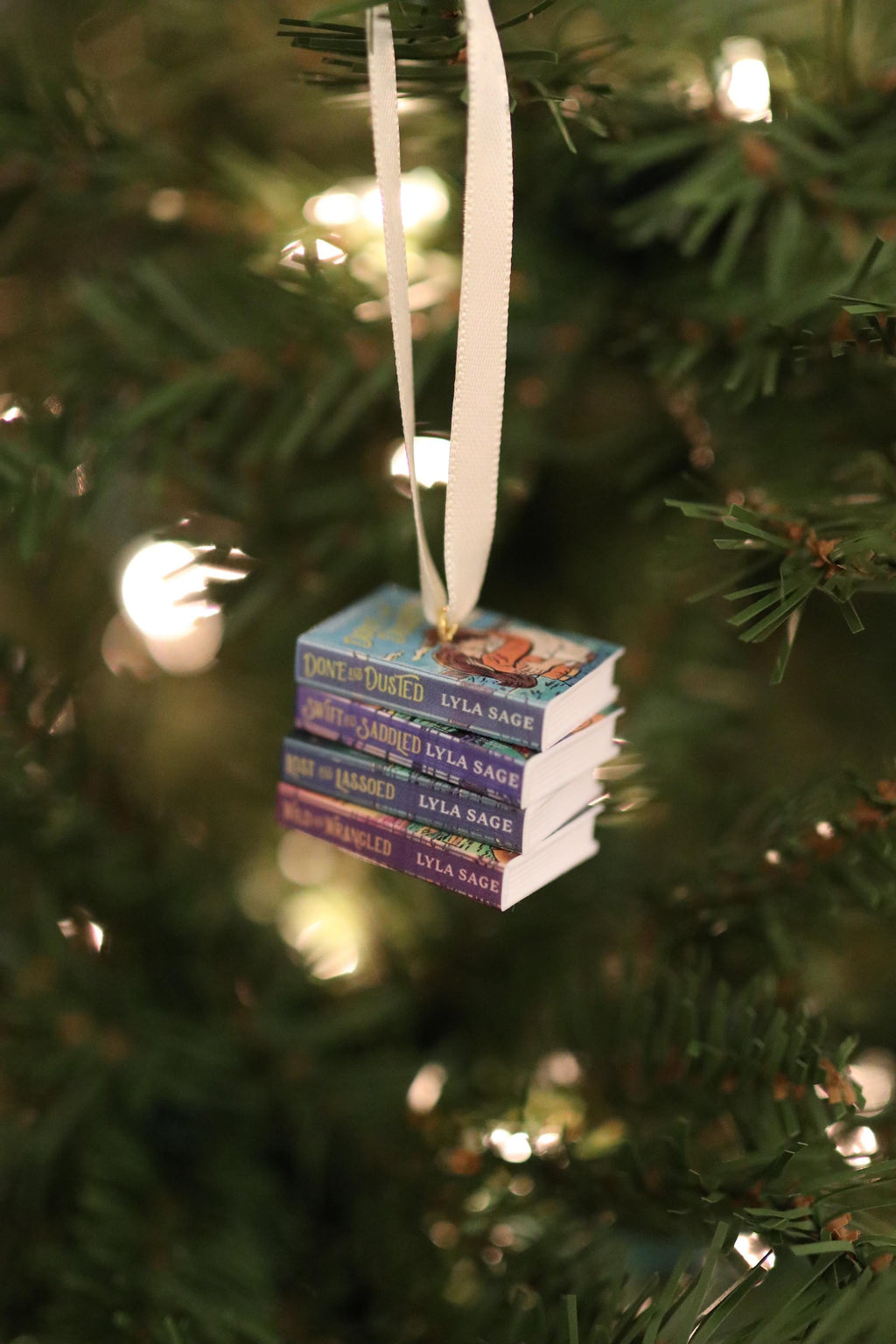 Done and Dusted Mini Book Ornament