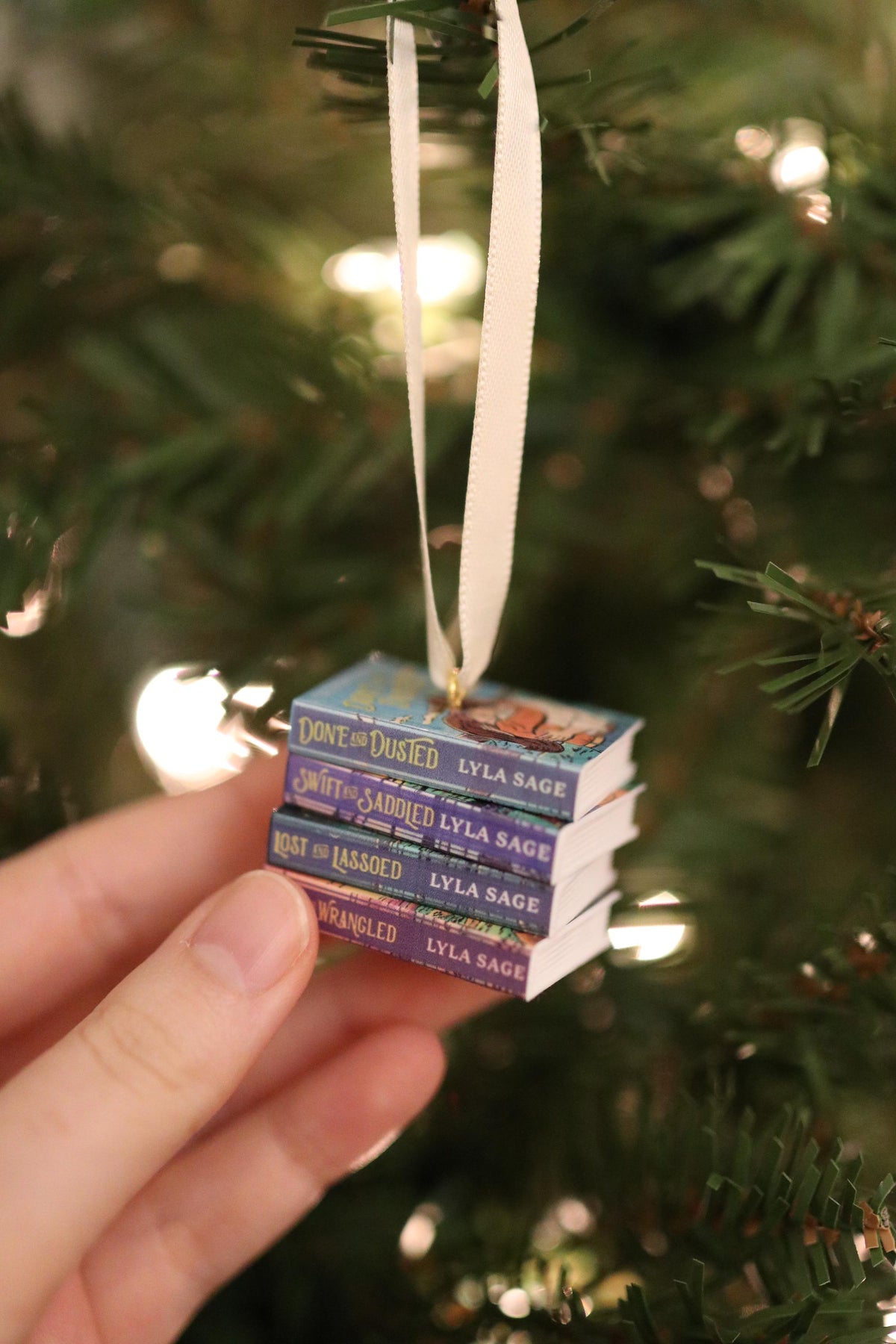 Done and Dusted Mini Book Ornament