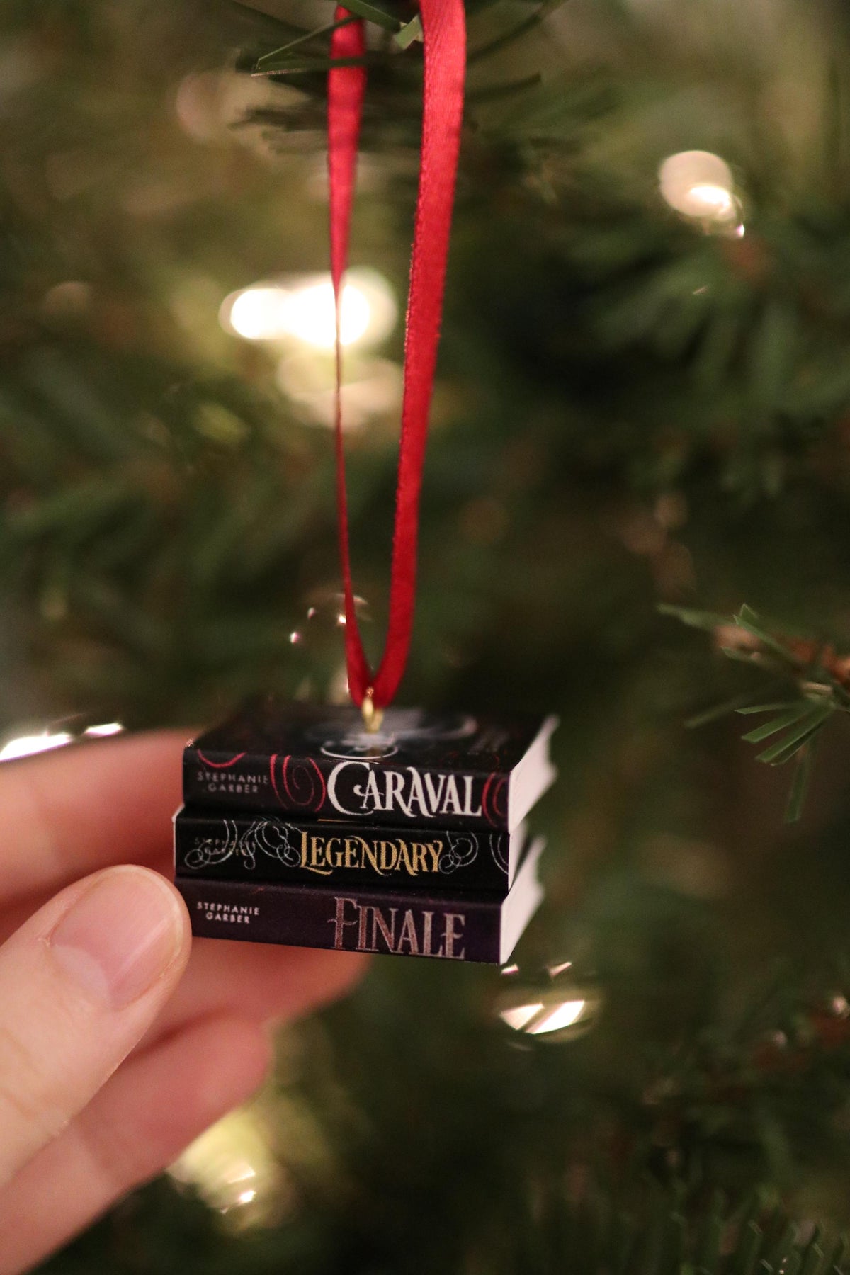 Caraval Mini Book Ornament