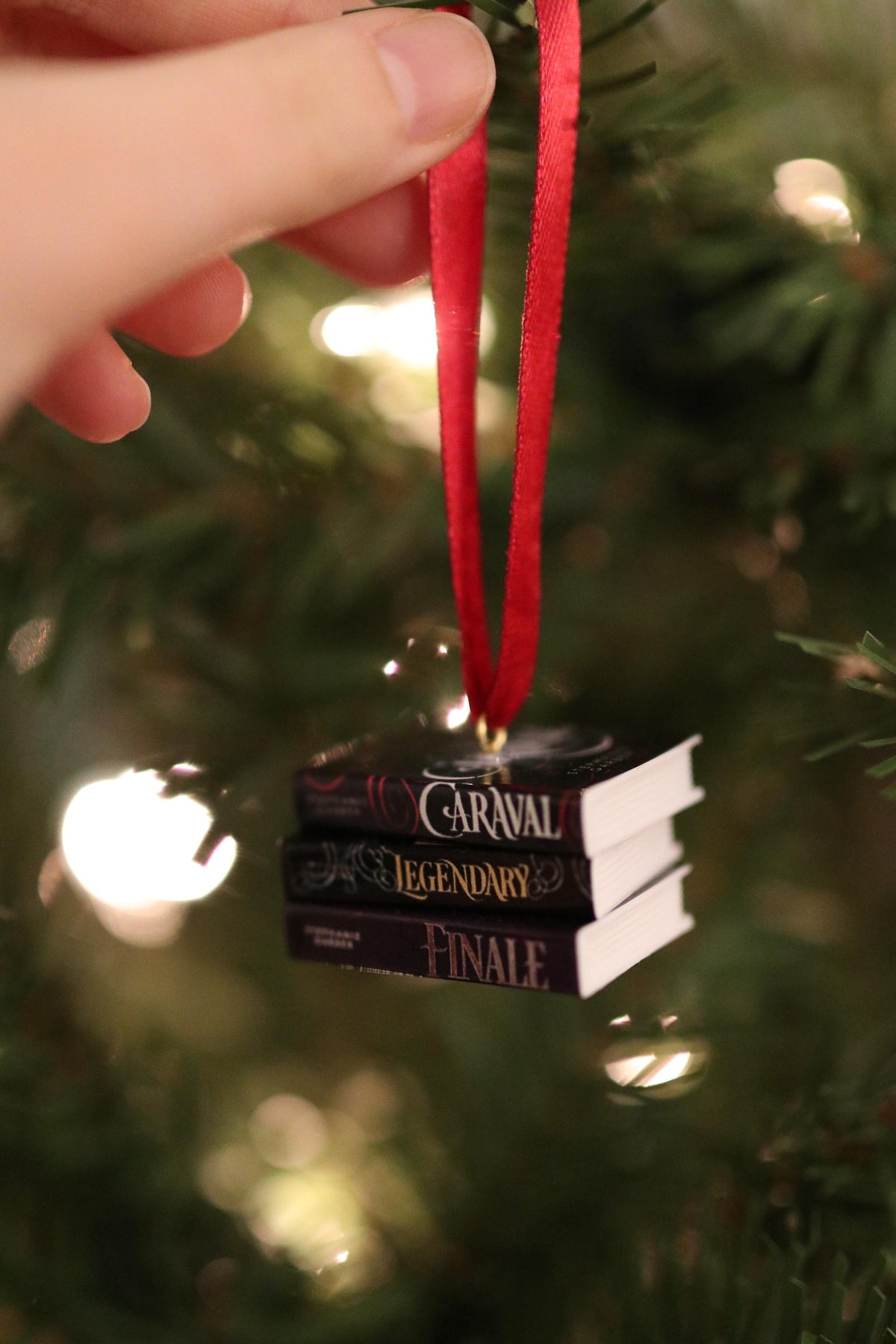 Caraval Mini Book Ornament