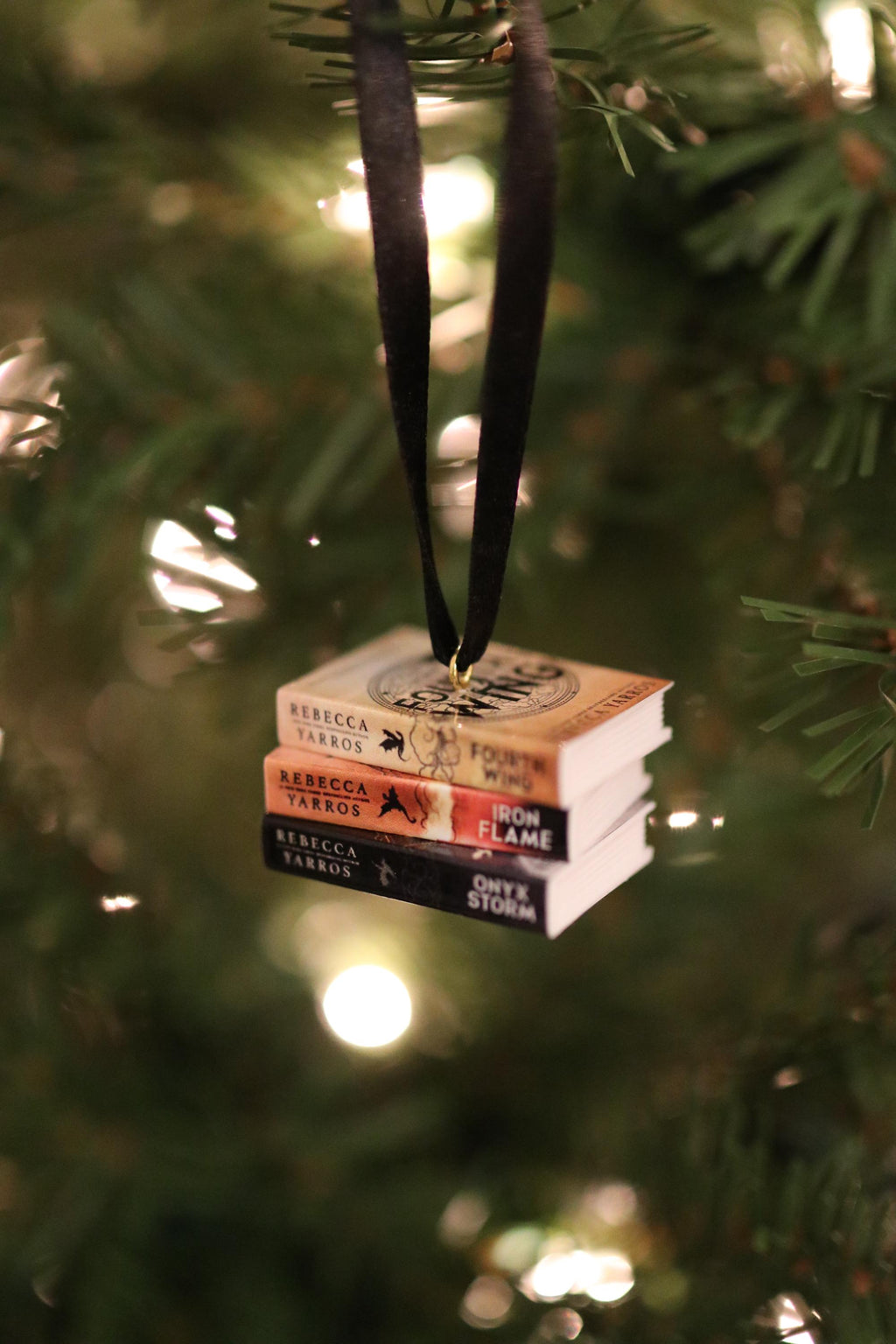 Fourth Wing Mini Book Ornament