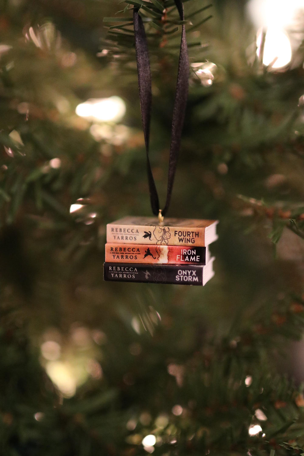 Fourth Wing Mini Book Ornament
