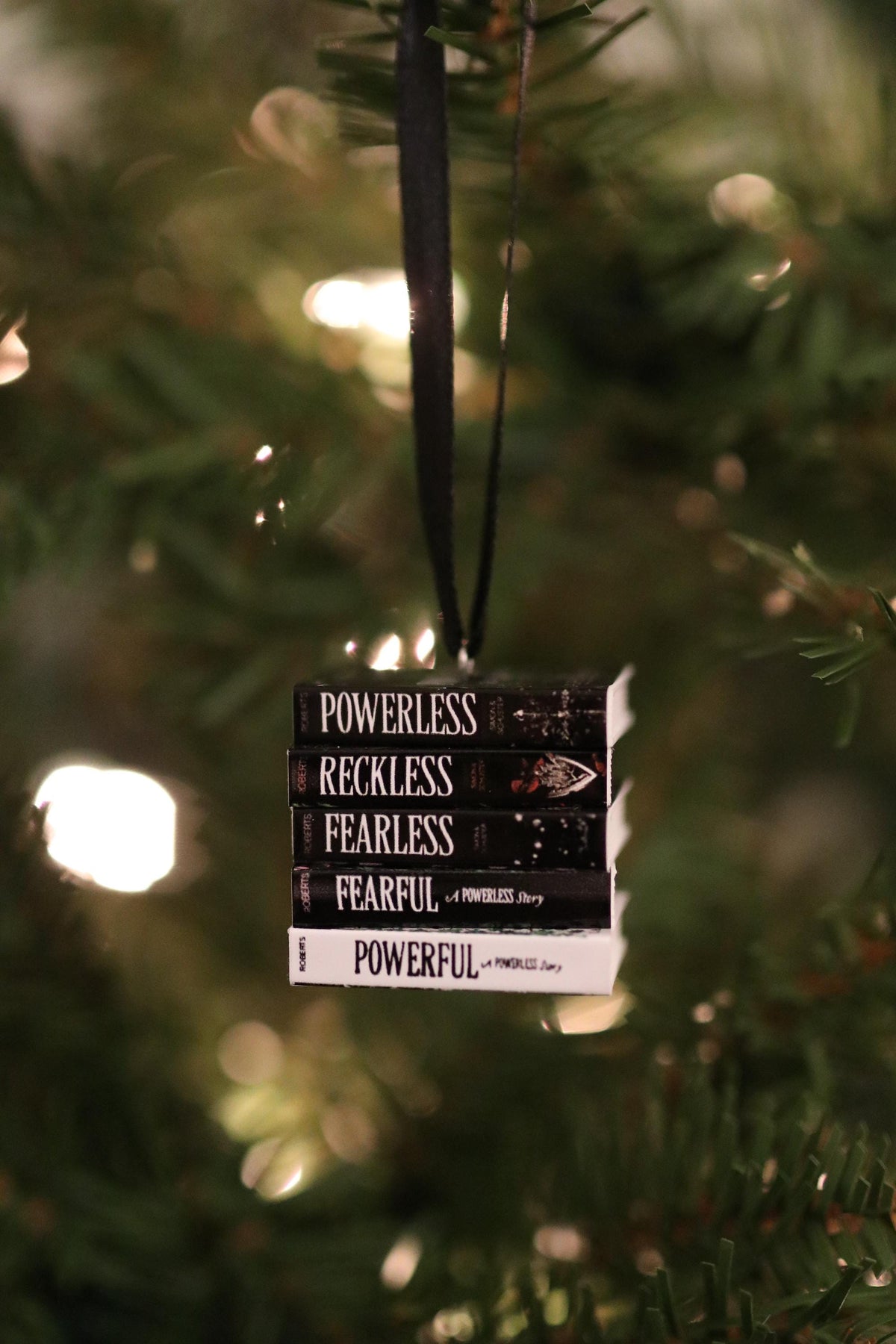 Powerless Mini Book Ornament