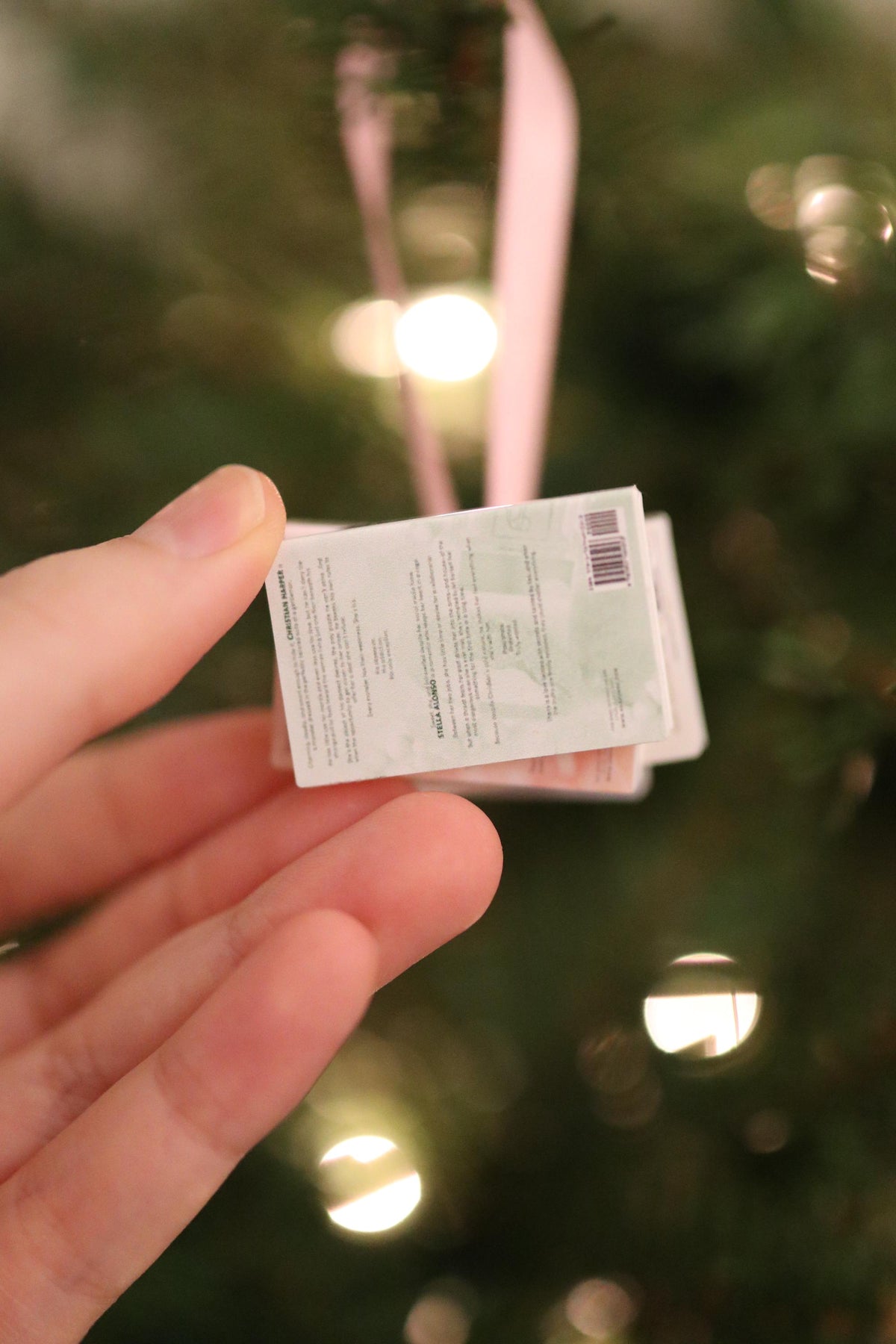 Twisted Love Mini Book Ornament