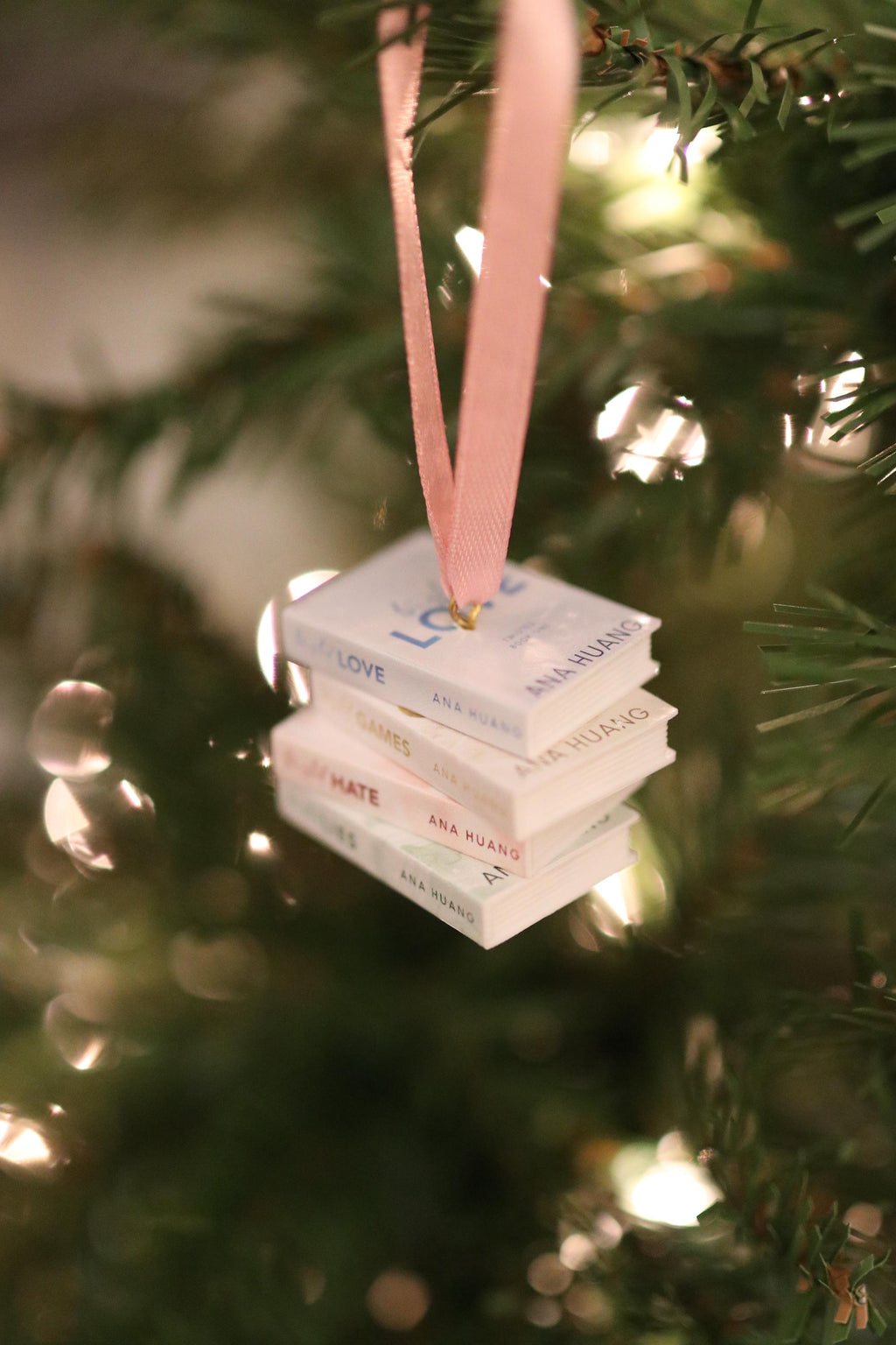 Twisted Love Mini Book Ornament