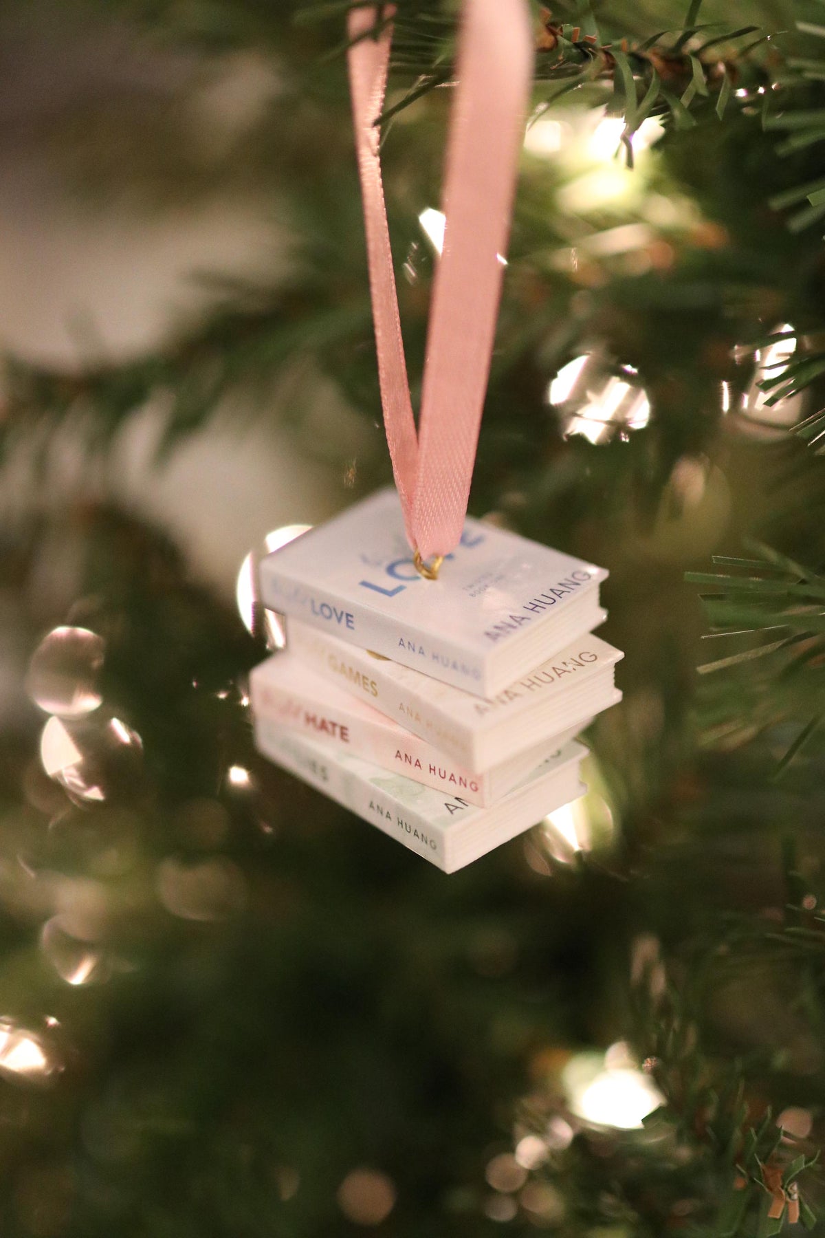 Twisted Love Mini Book Ornament
