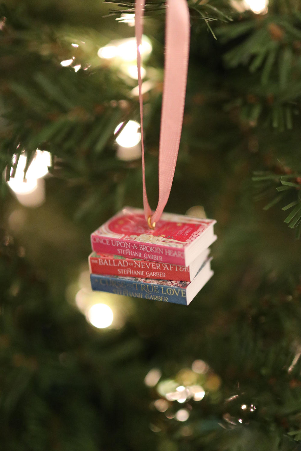 Once Upon a Broken Heart Mini Book Ornament