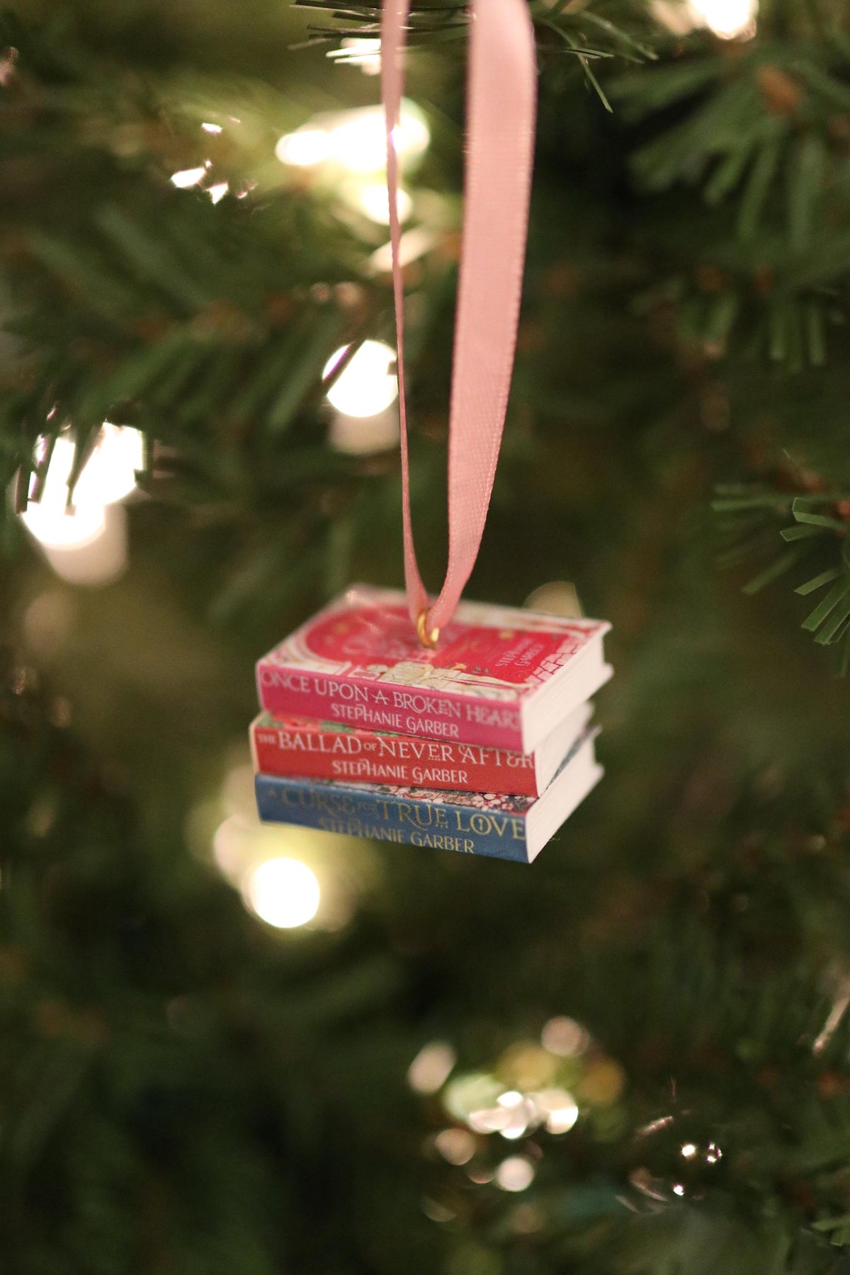 Once Upon a Broken Heart Mini Book Ornament