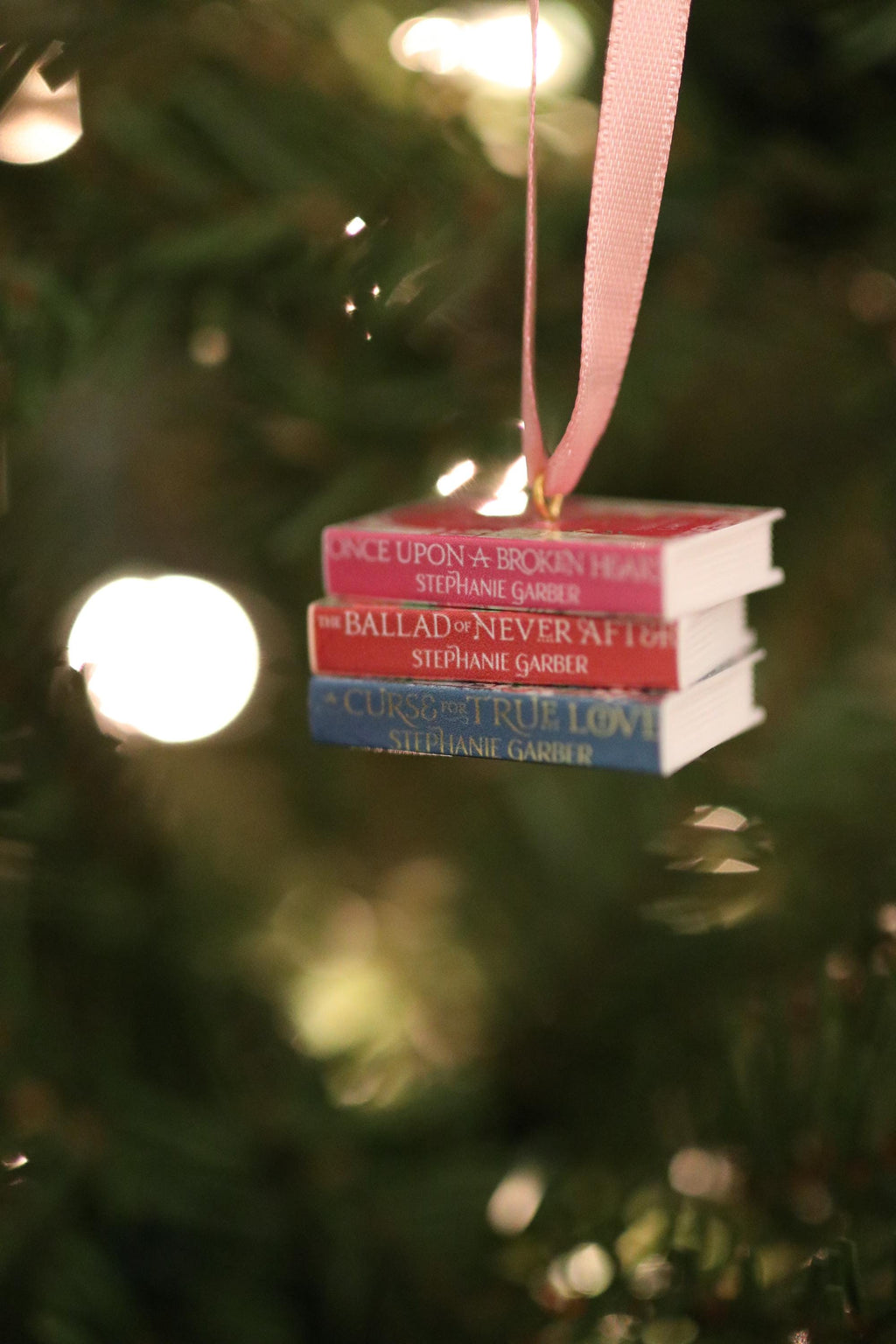 Once Upon a Broken Heart Mini Book Ornament