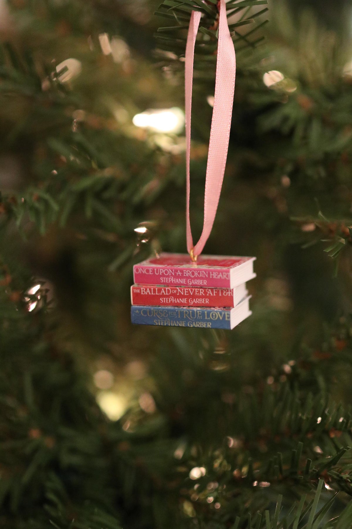 Once Upon a Broken Heart Mini Book Ornament