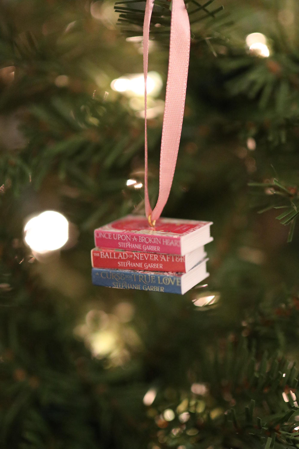 Once Upon a Broken Heart Mini Book Ornament