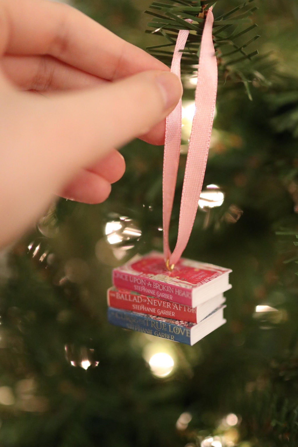 Once Upon a Broken Heart Mini Book Ornament