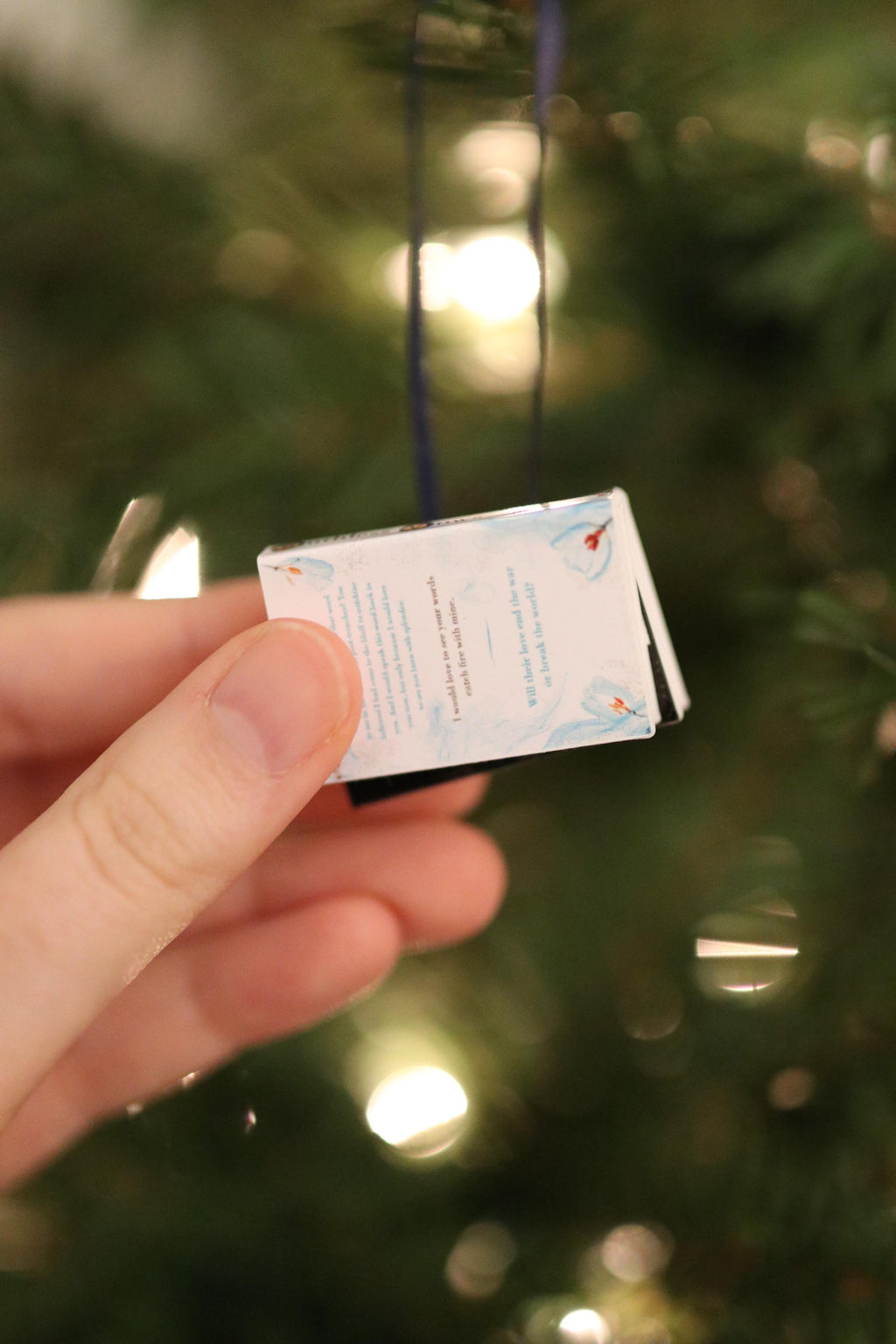 Divine Rivals Mini Book Ornament