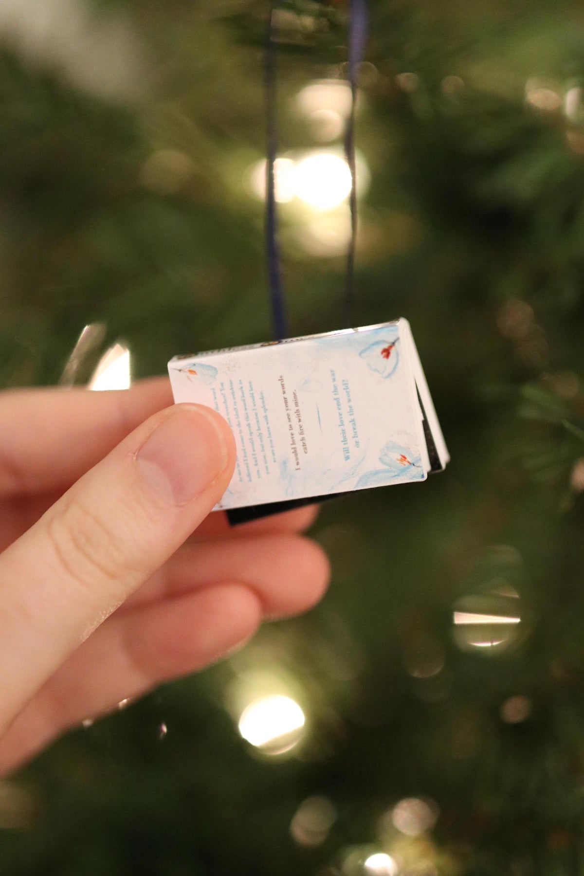 Divine Rivals Mini Book Ornament
