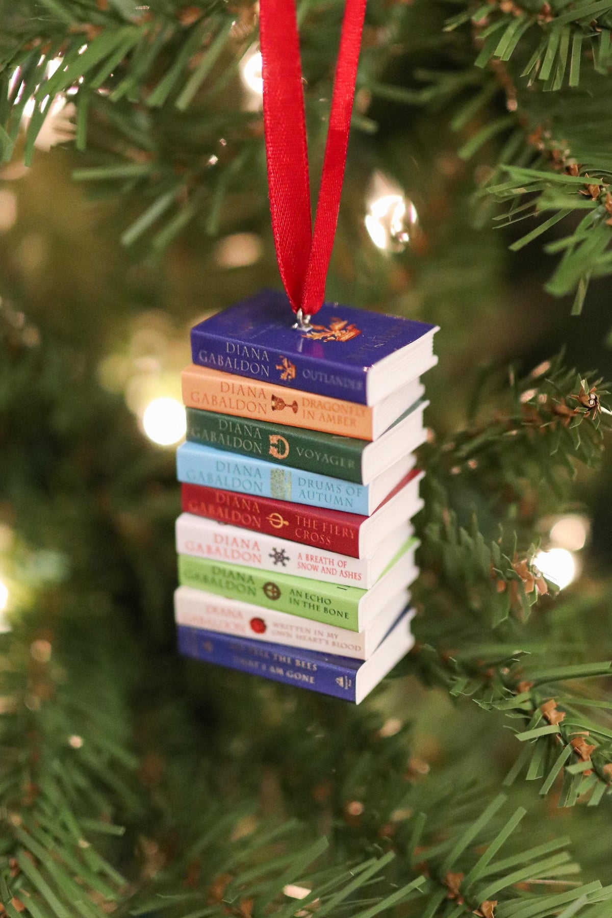 Outlander Mini Book Ornament