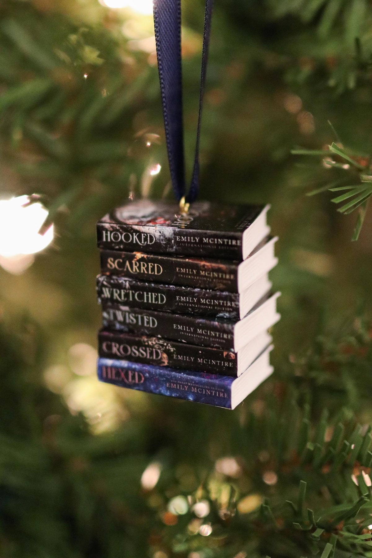 Never After Mini Book Ornament