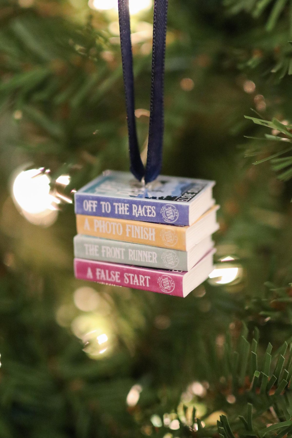 Gold Rush Ranch Mini Book Ornament