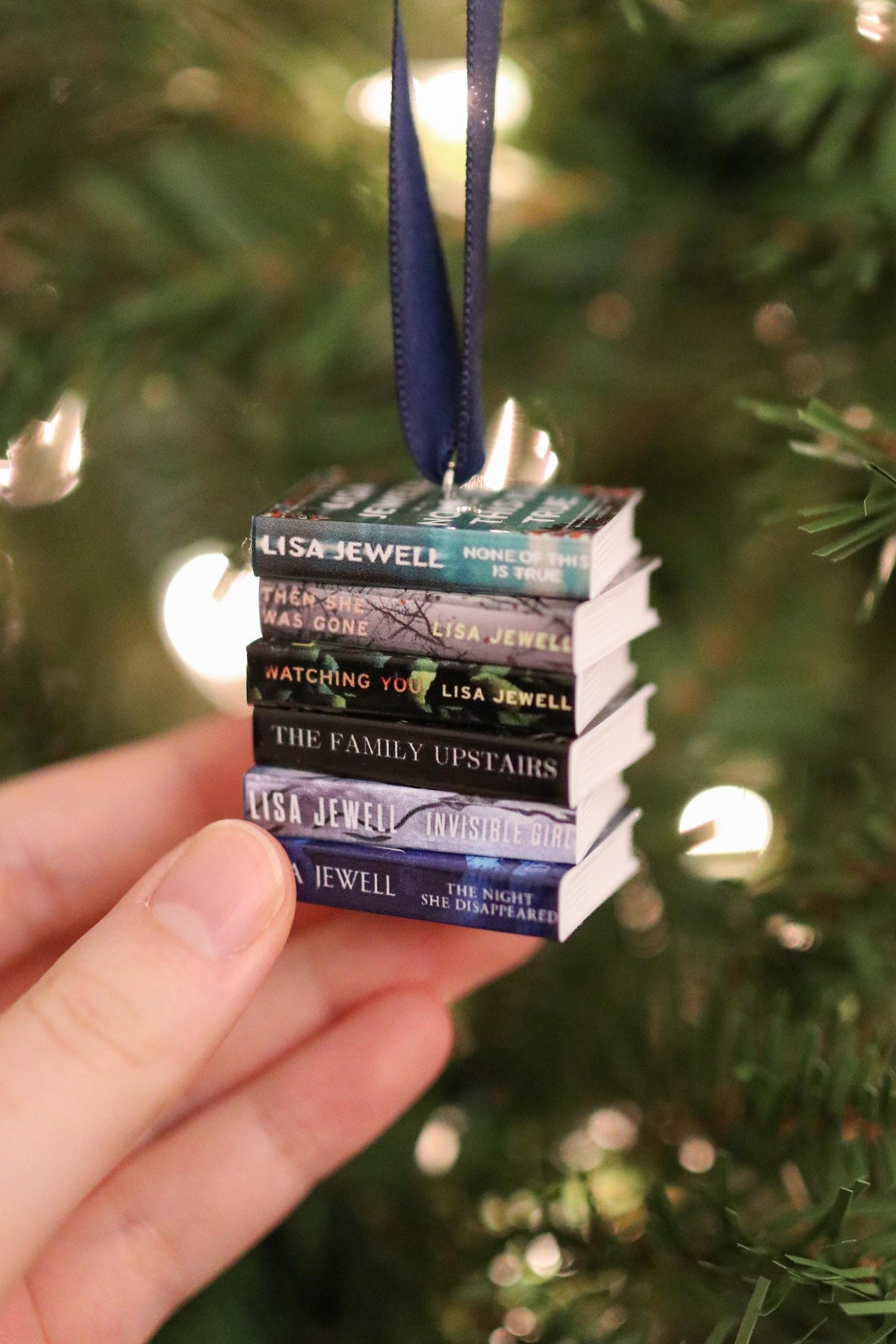 Lisa Jewell Mini Book Ornament