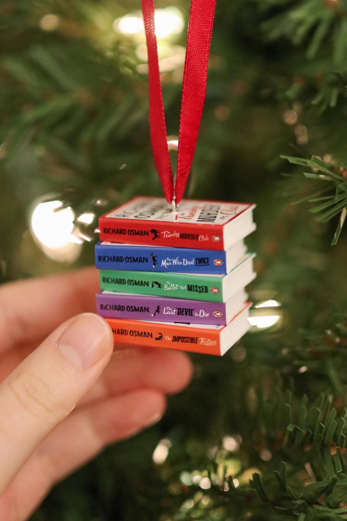 The Thursday Murder Club Mini Book Ornament