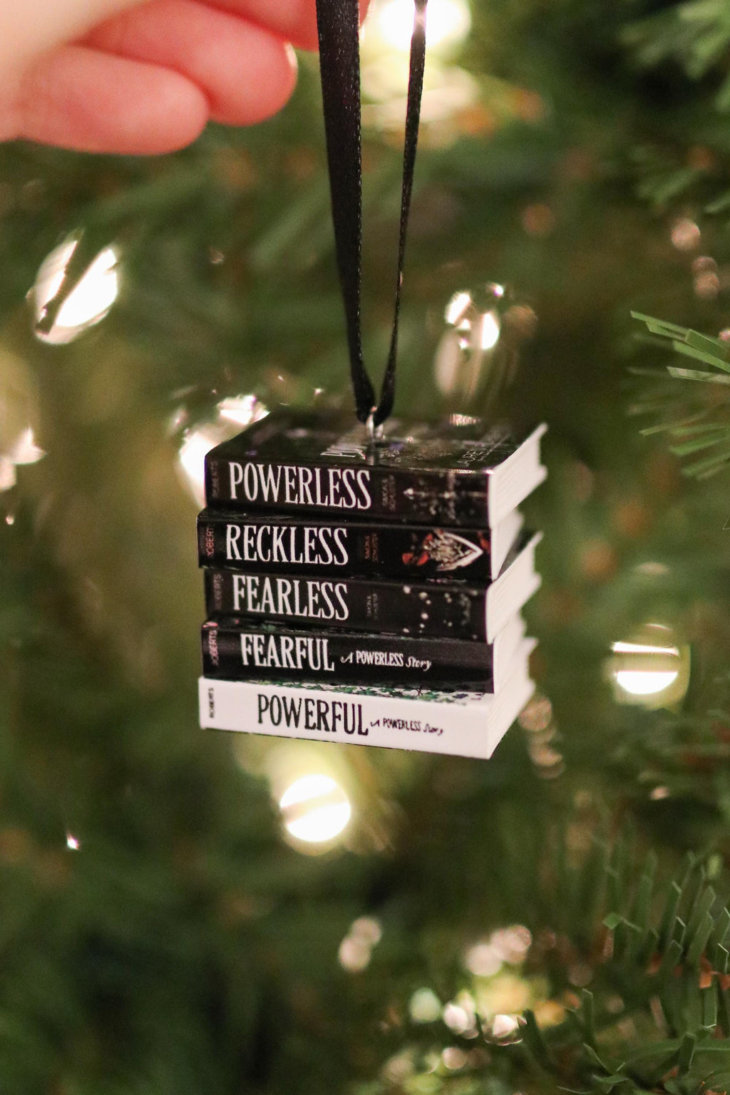 Powerless Mini Book Ornament