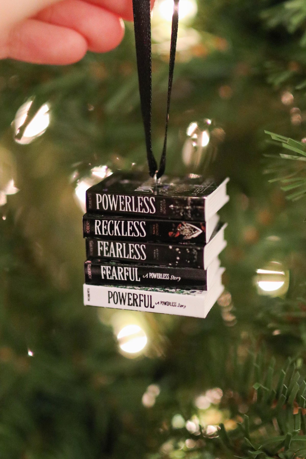 Powerless Mini Book Ornament