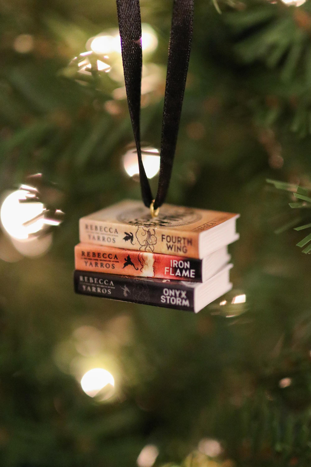 Fourth Wing Mini Book Ornament
