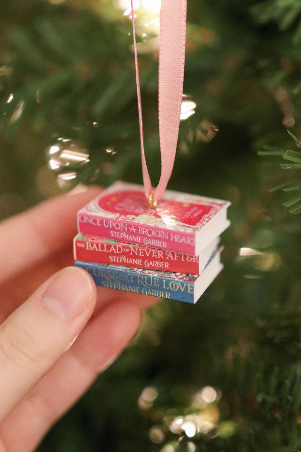Once Upon a Broken Heart Mini Book Ornament