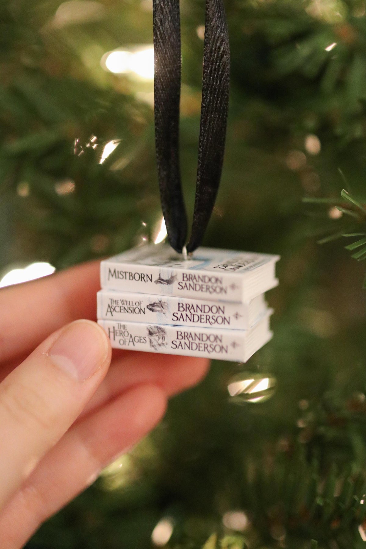 Mistborn Mini Book Ornament