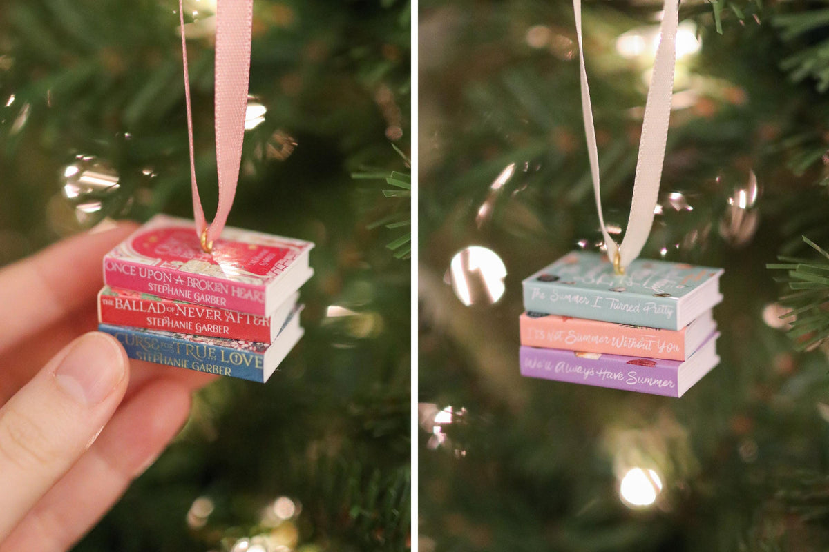 CUSTOM Mini Book Ornament