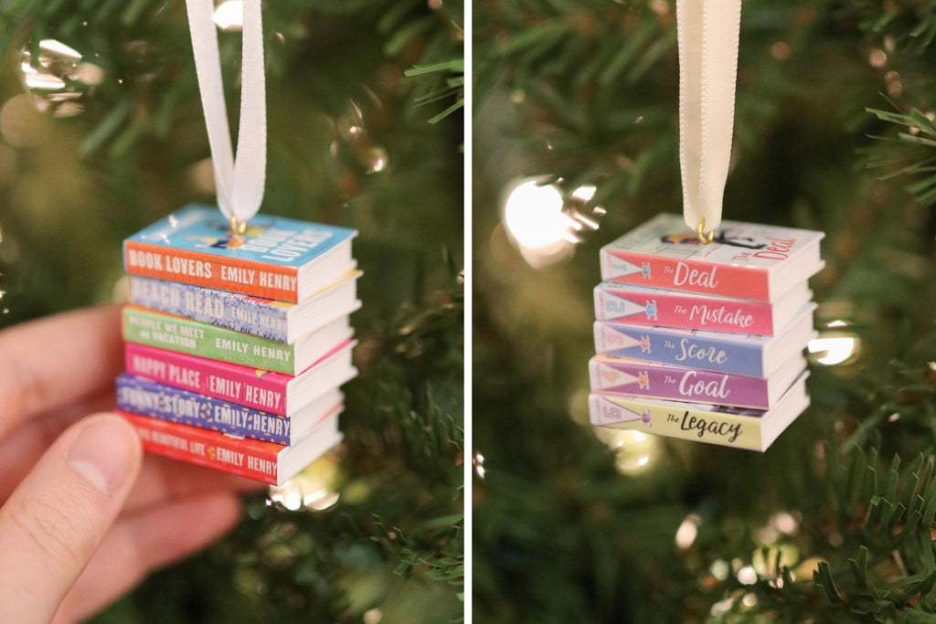 CUSTOM Mini Book Ornament