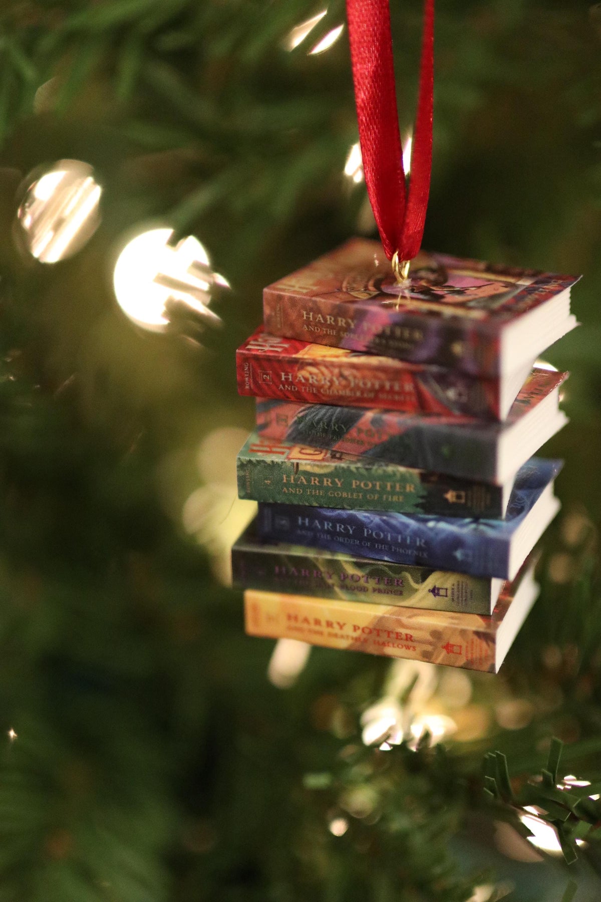 Mini Book Ornament