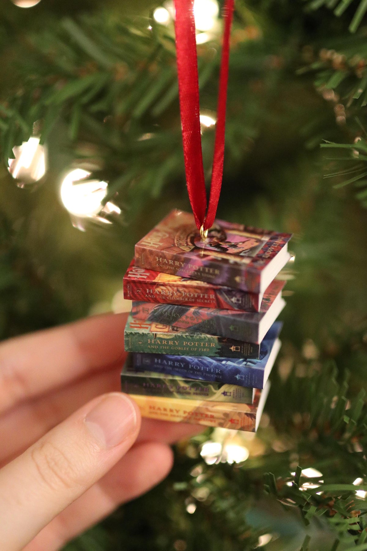 Mini Book Ornament