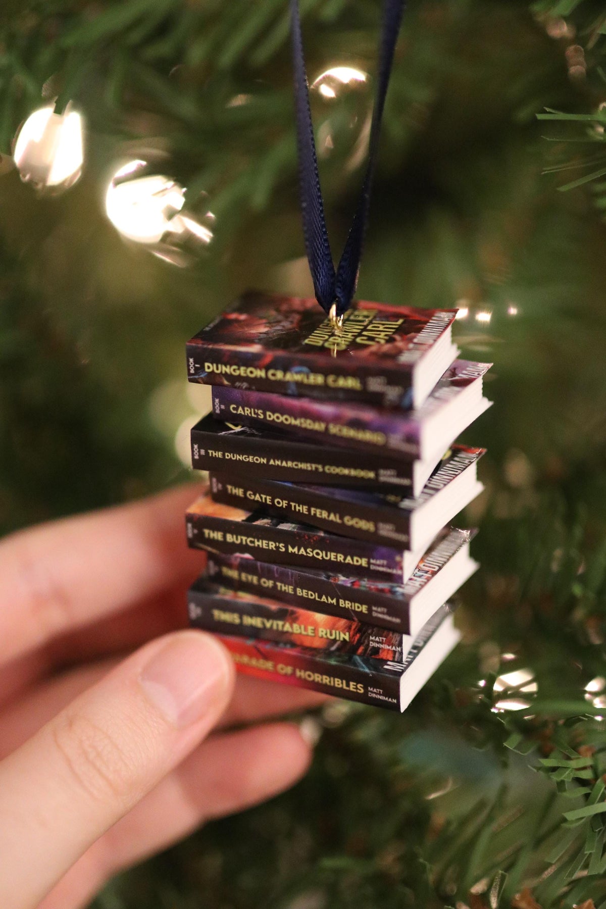 Dungeon Crawler Carl Mini Book Ornament