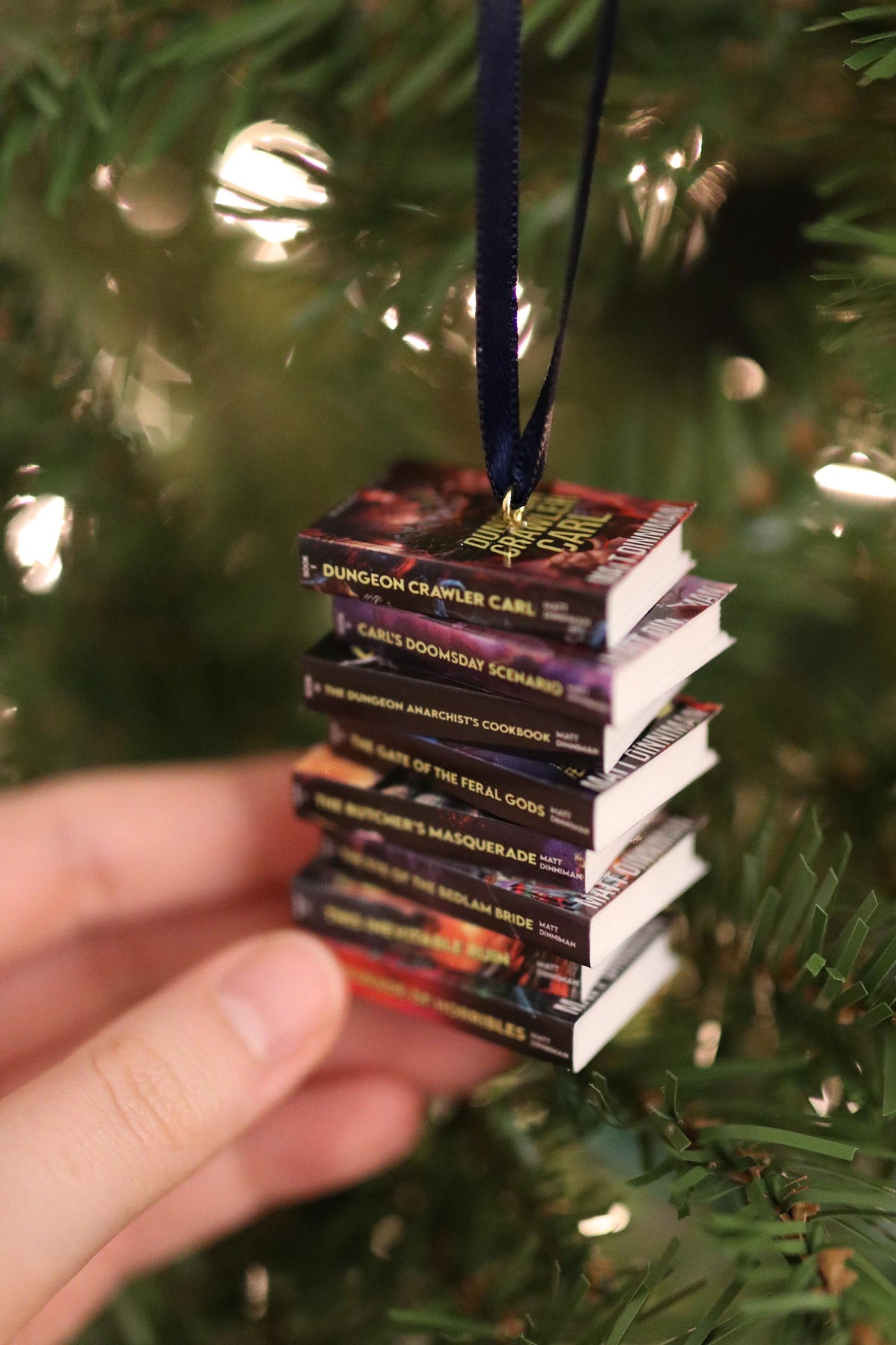 Dungeon Crawler Carl Mini Book Ornament