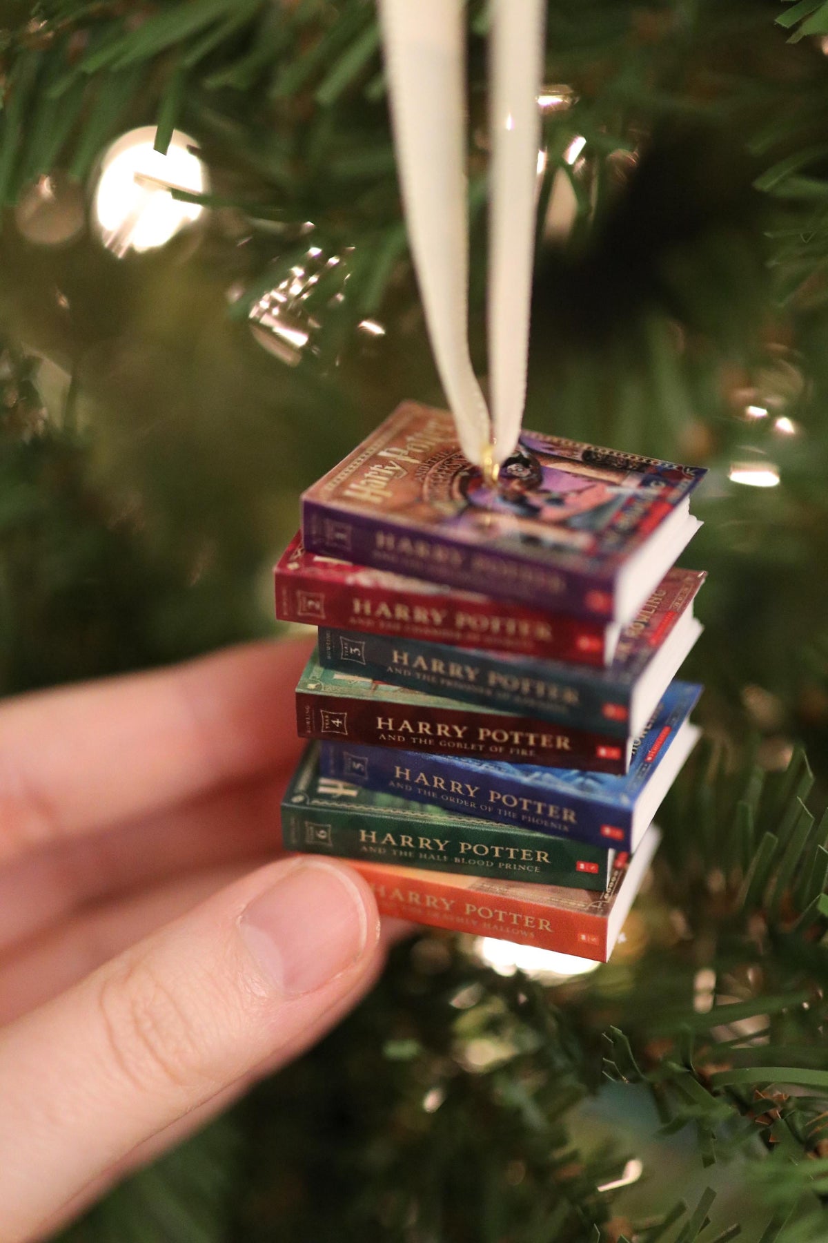 Mini Book Ornament