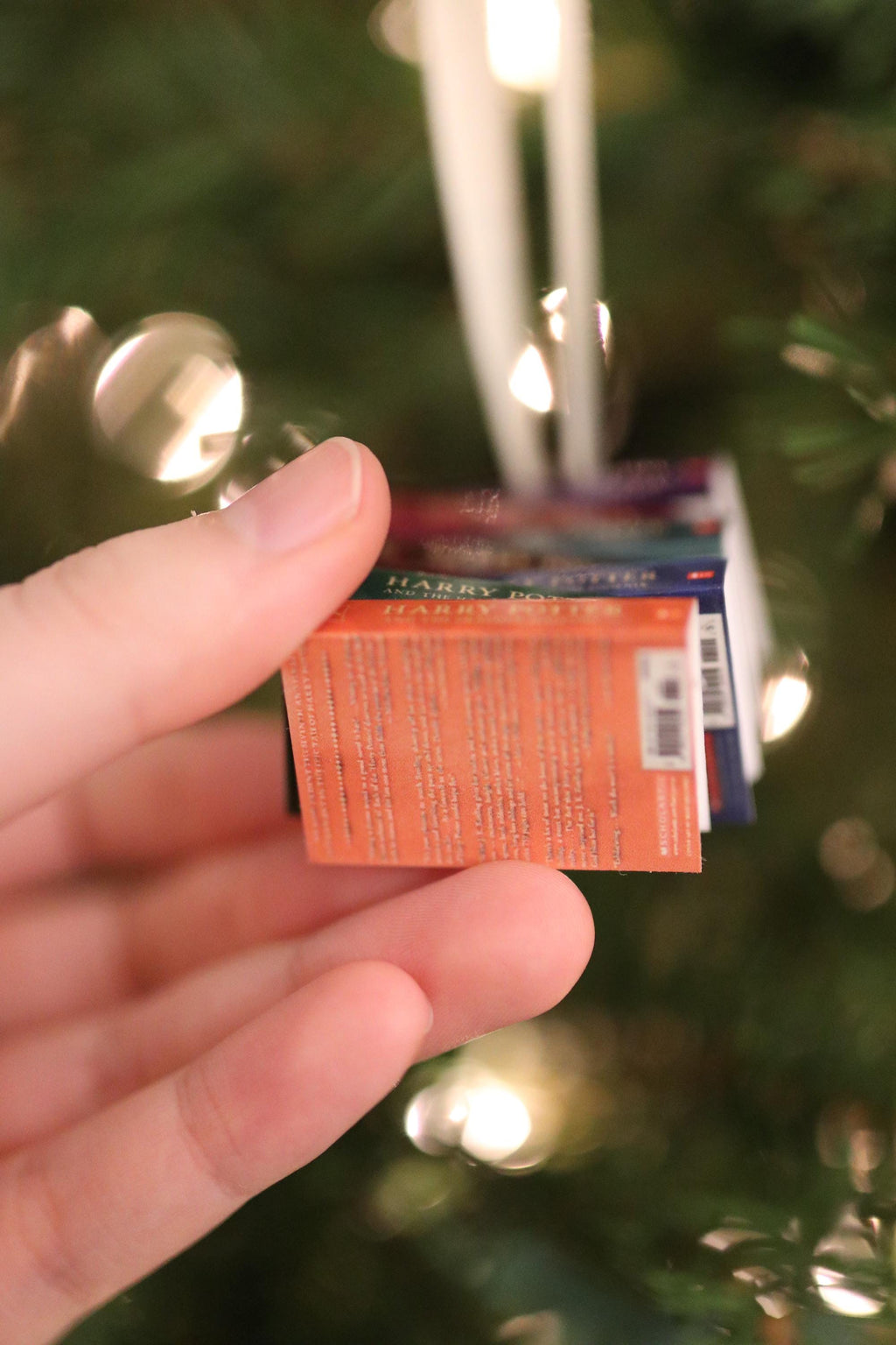 Mini Book Ornament