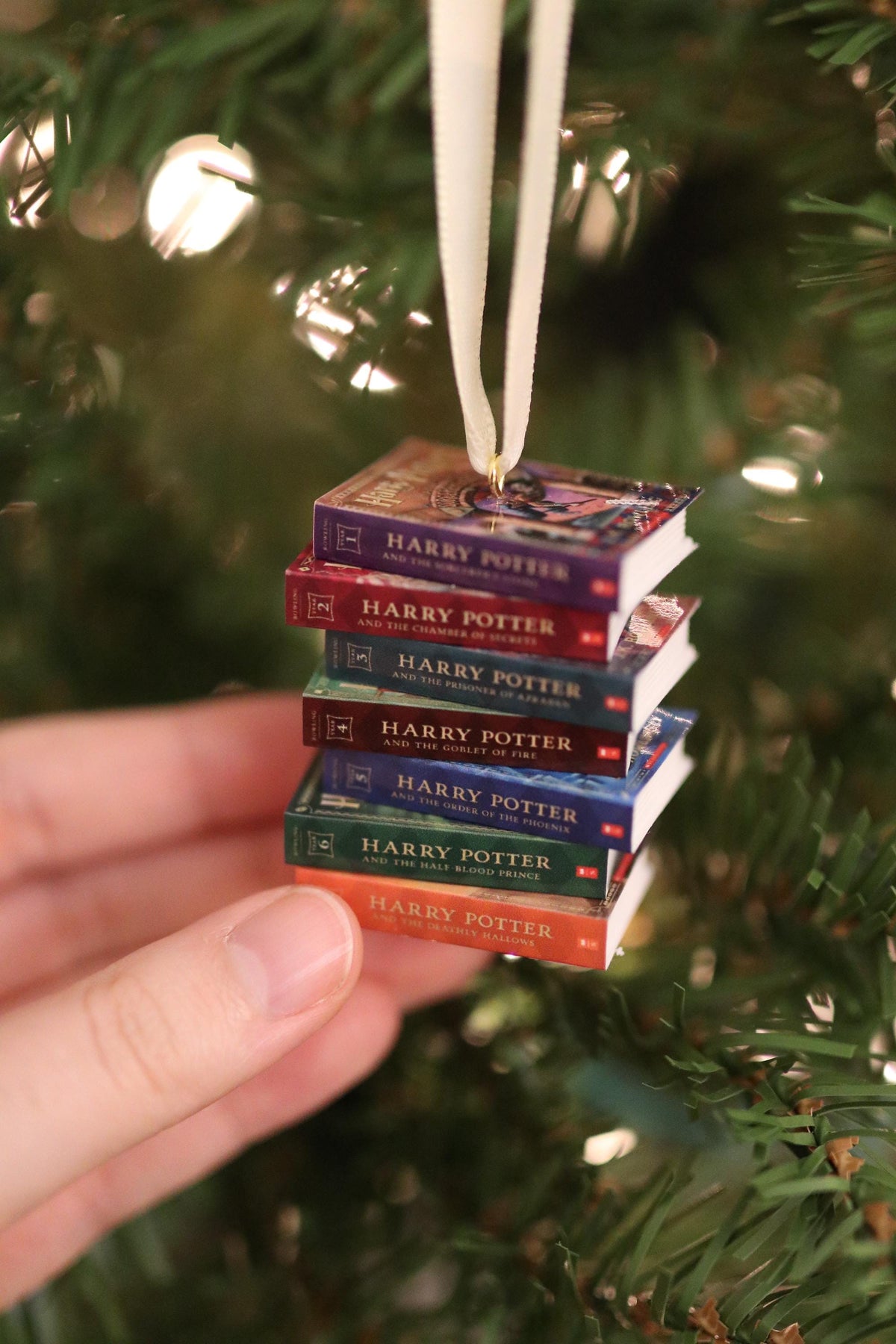 Mini Book Ornament