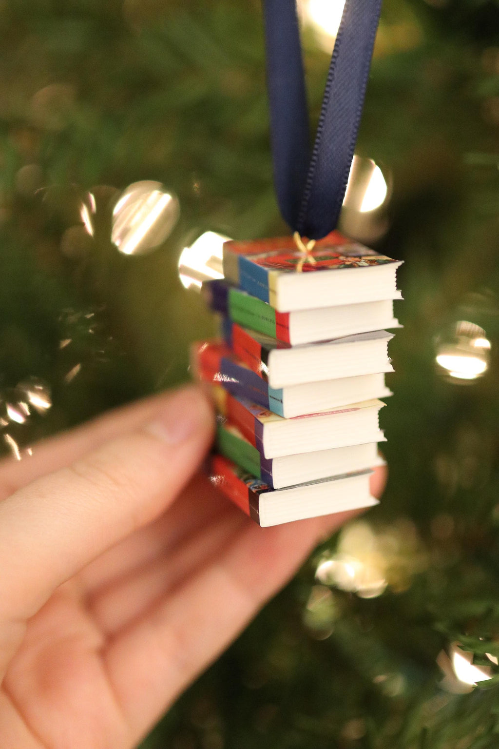 Mini Book Ornament
