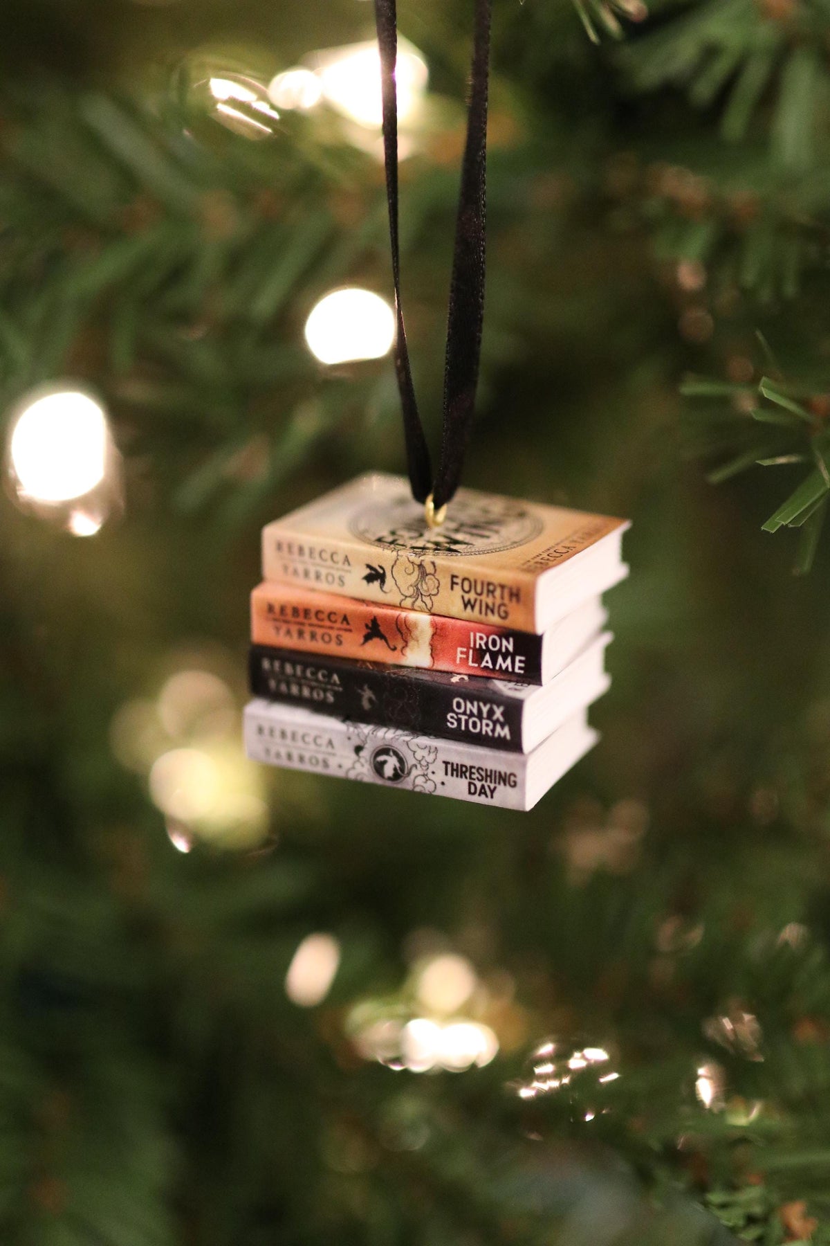 Fourth Wing Mini Book Ornament