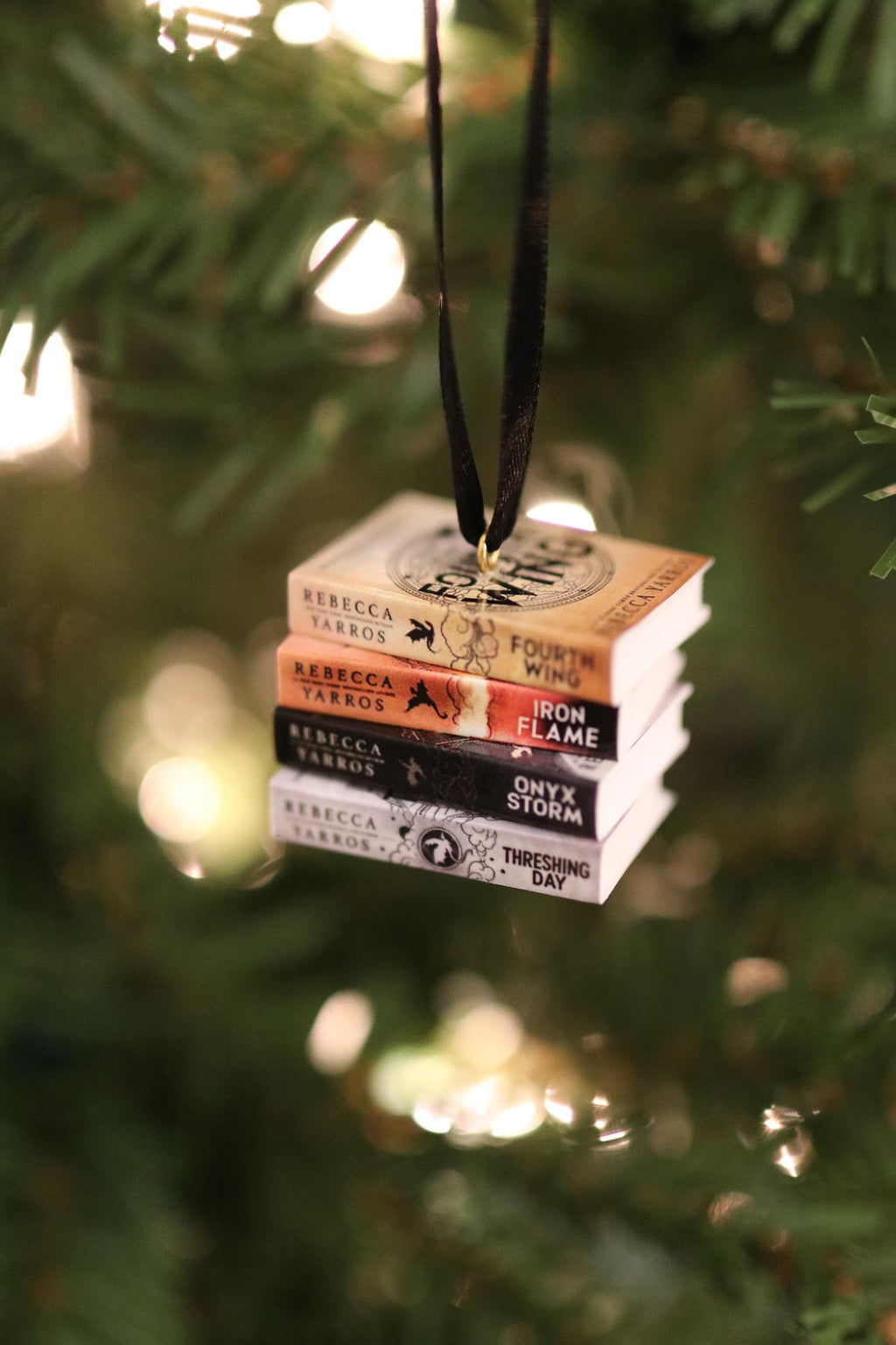 Fourth Wing Mini Book Ornament