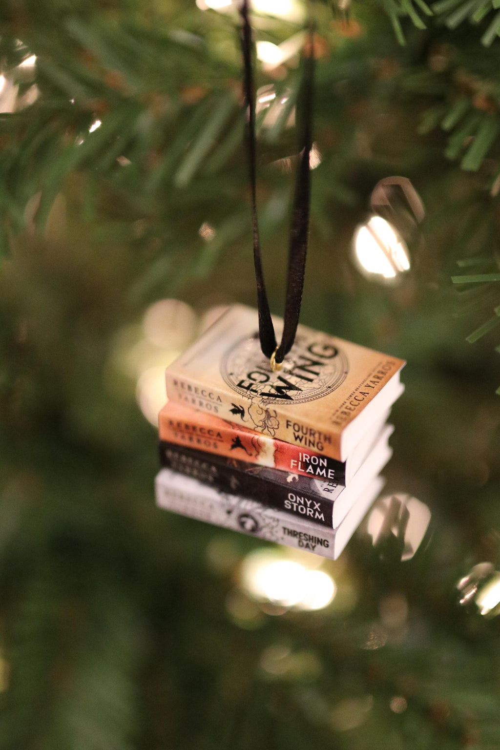 Fourth Wing Mini Book Ornament